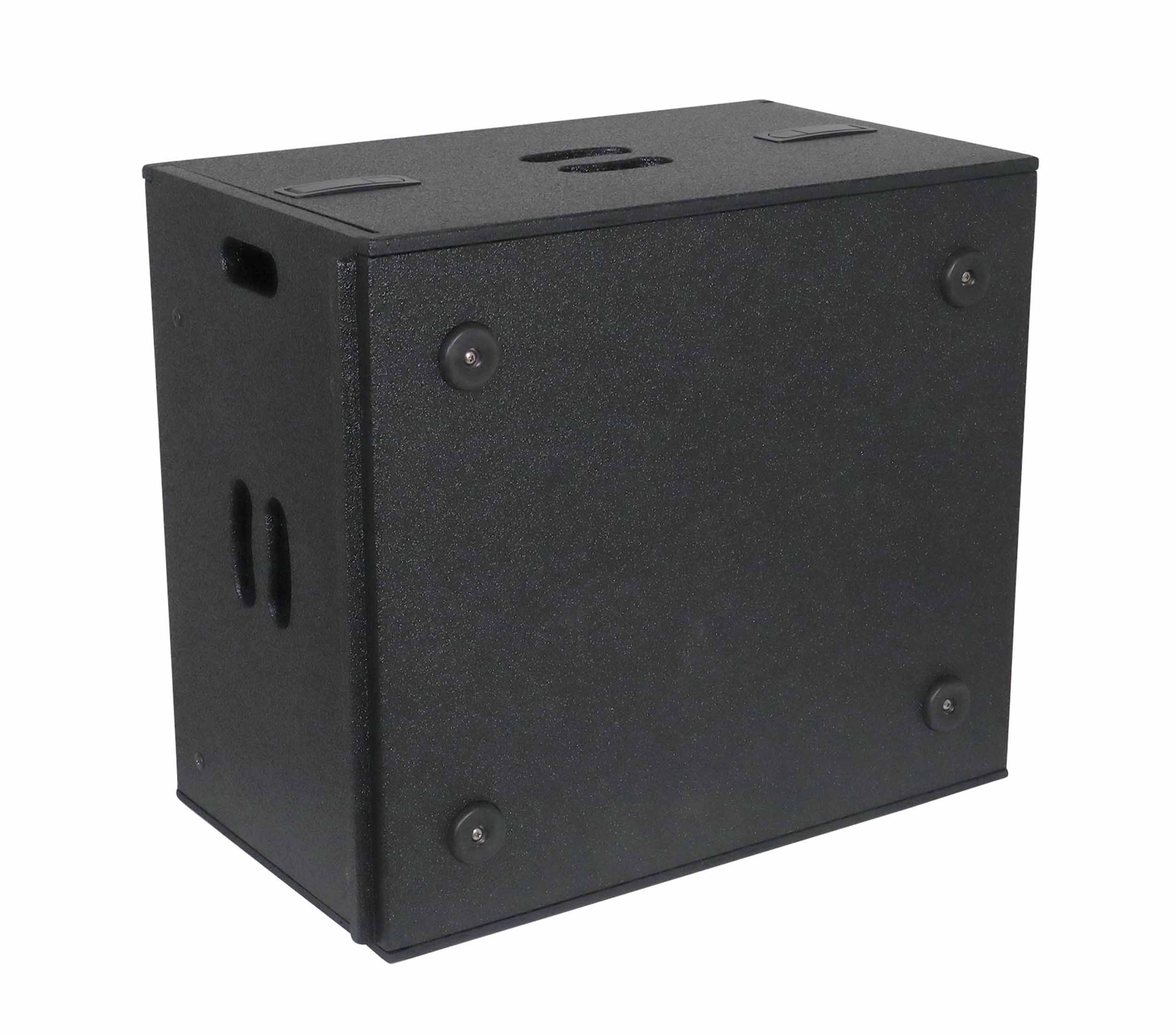 ProX XS-BLAQ6U14 6U Rack Case 14" Deep Vertical Amp Rack Polyurea Coated BLAQ Series by ProX Cases