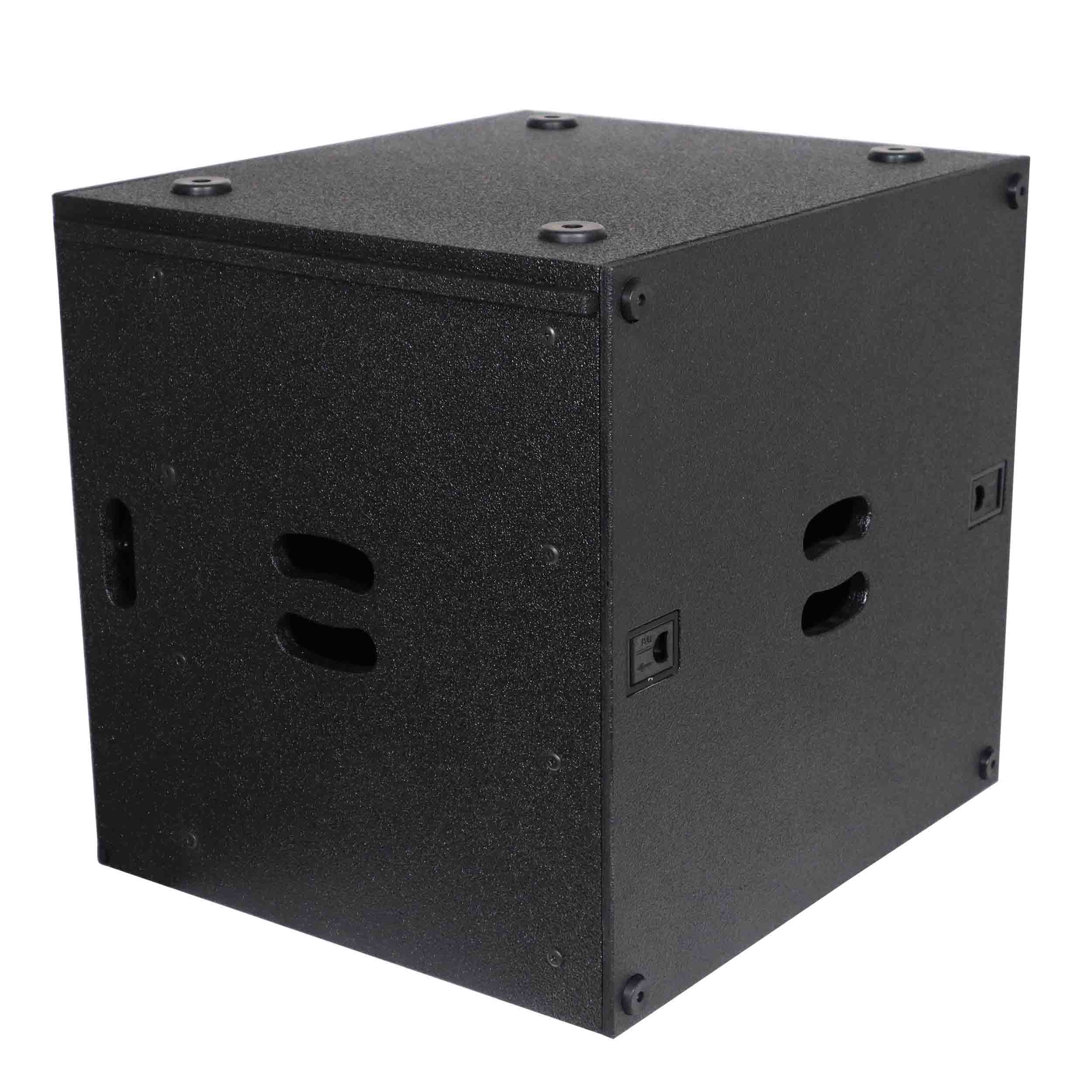ProX XS-BLAQ10U14 10U Rack Case 14" Deep Vertical Amp Rack Polyurea Coated BLAQ Series by ProX Cases