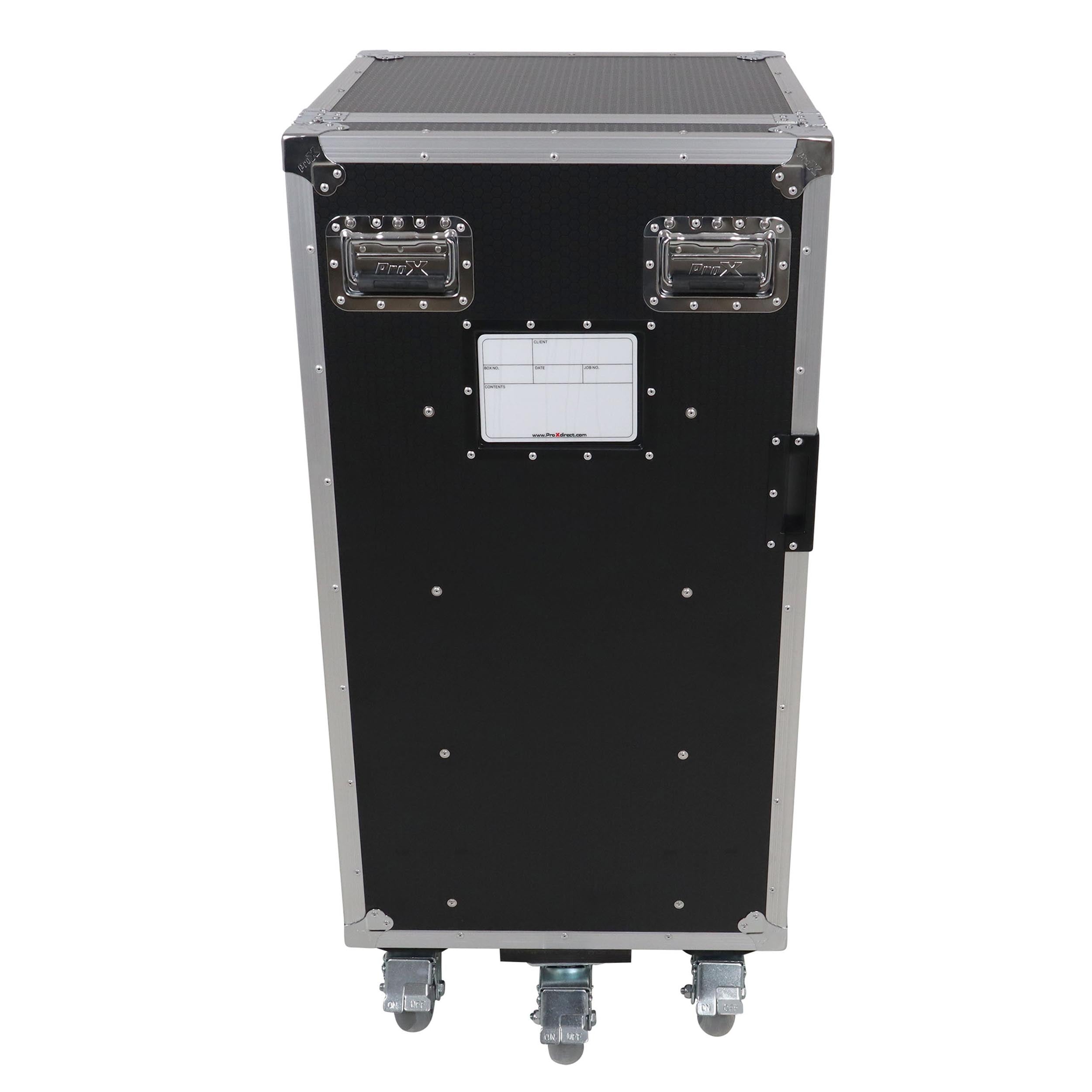 ProX XS-6DTWPULZAR ATA Flight-Style Workbox with 6 Utility Drawers, Hinged Door and 5" Casters by ProX Cases