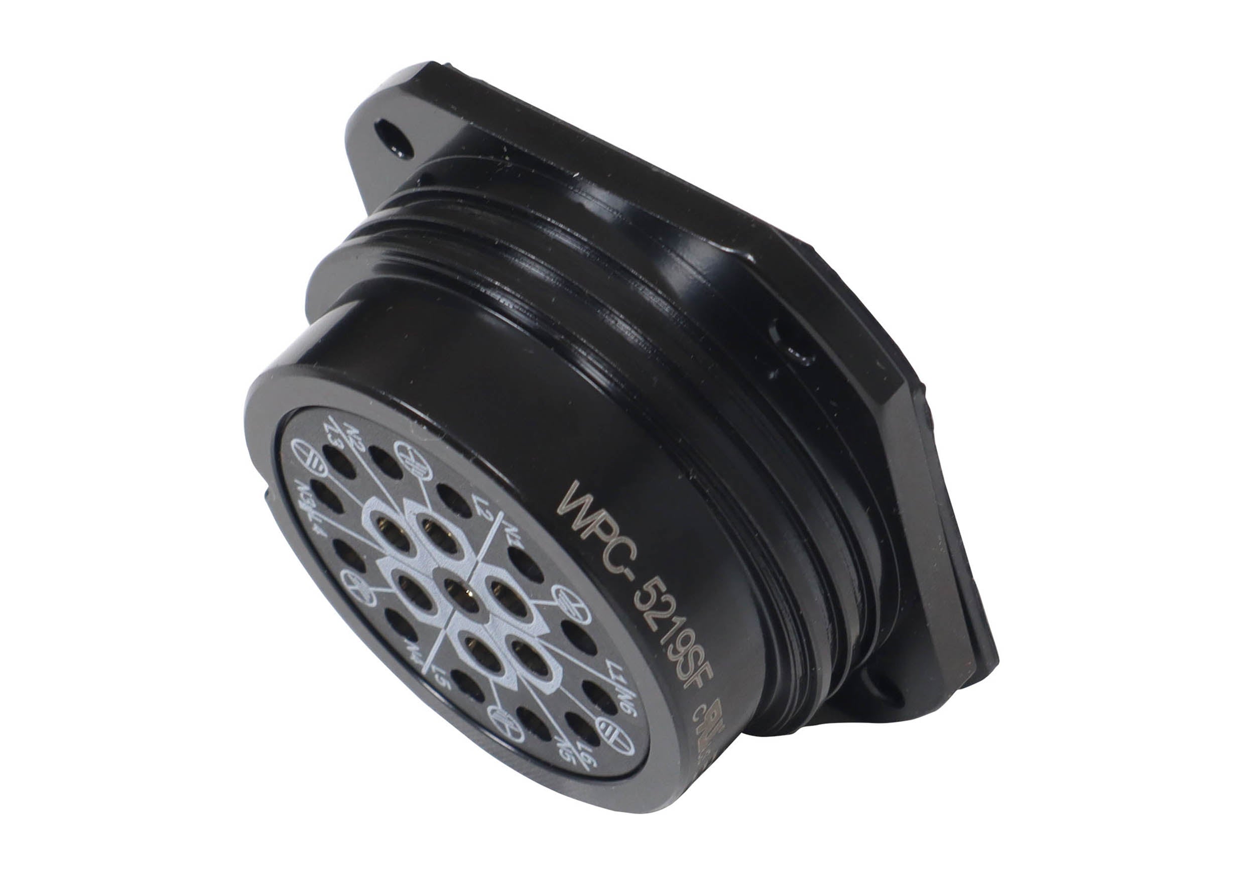 ProX XC-P19PANELFEMALE 19-Pin Panel Female Connector - Solder Type - Kupo PLS-5219SF by ProX