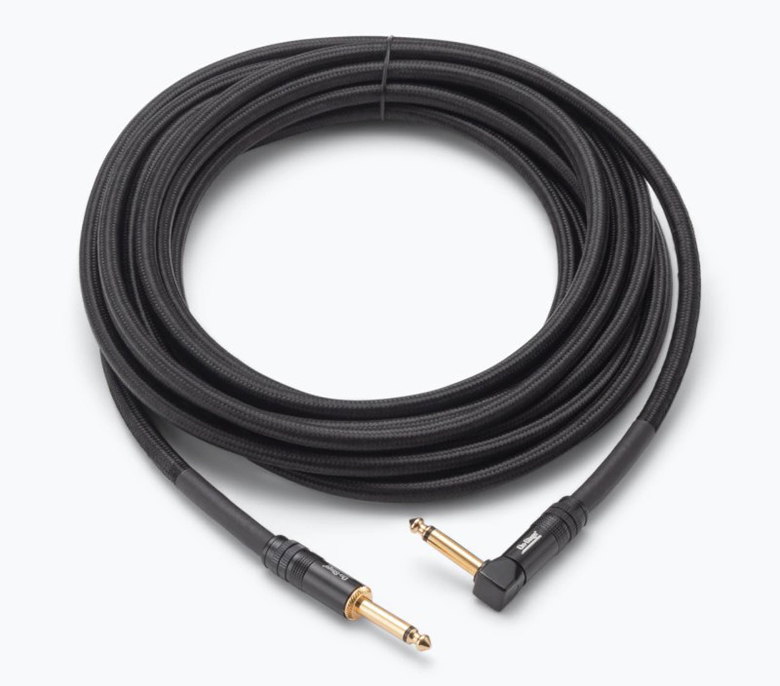 On-Stage OSPRO-ICR, Production-Grade Braided Instrument Cable - Right Angle to Straight, 10, 15, 25 ft by On-Stage