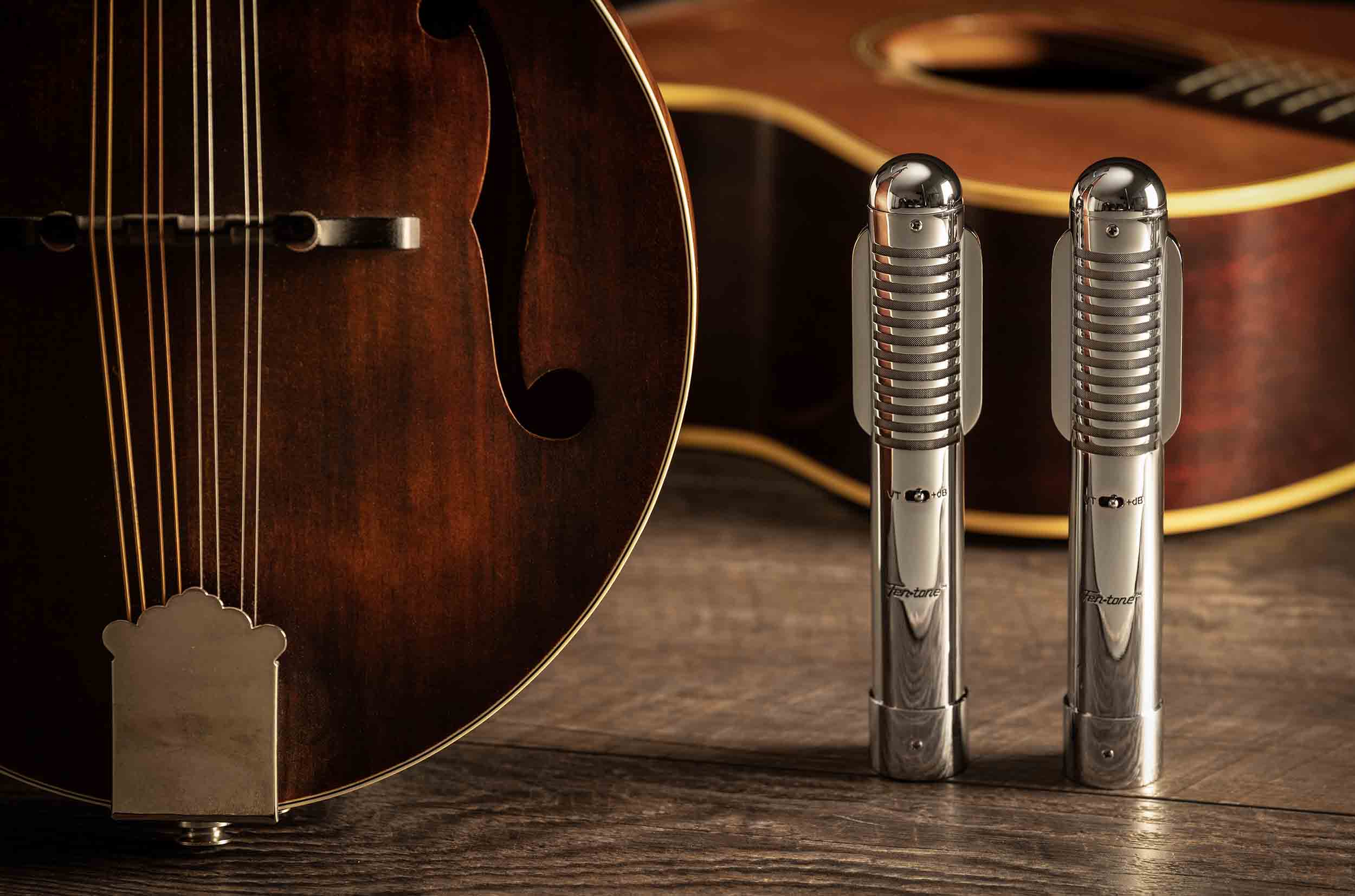 Warm Audio WA-2FT Fen-Tone Ribbon Microphone Stereo Pair with Selectable Preamp by Warm Audio