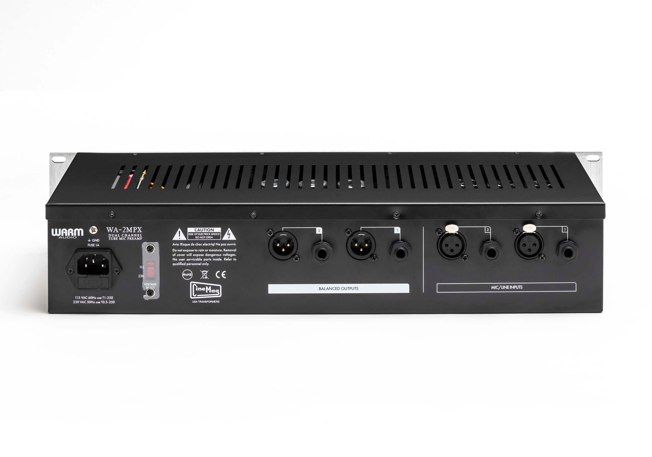 Warm Audio WA-2MPX Dual-Channel Tube Microphone Preamp by Warm Audio
