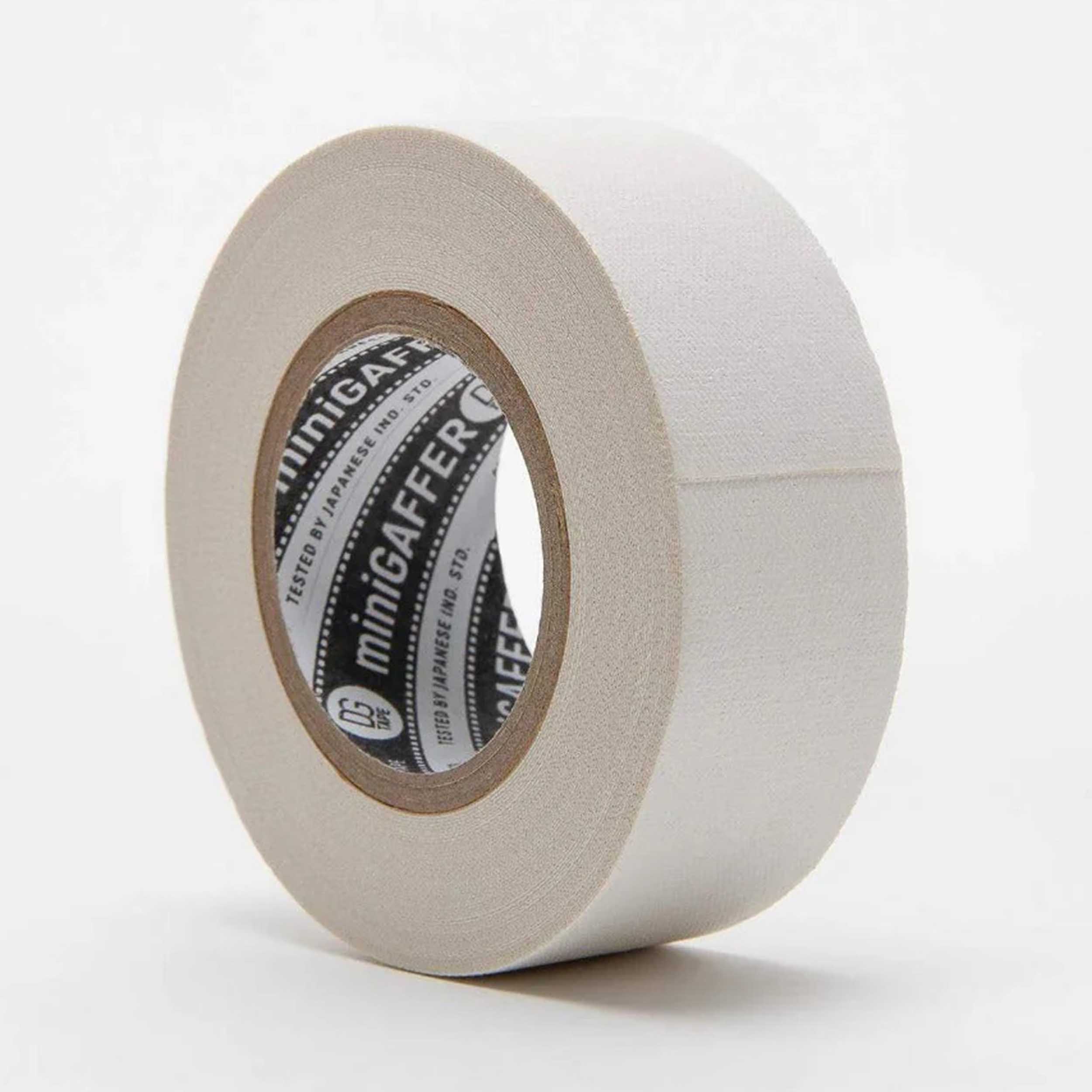 DGS Tapes and Case trueGAFF25/9, Black and White Mini Gaffer Tape - 1" x 11 yd, 120-Mesh by DGS USA