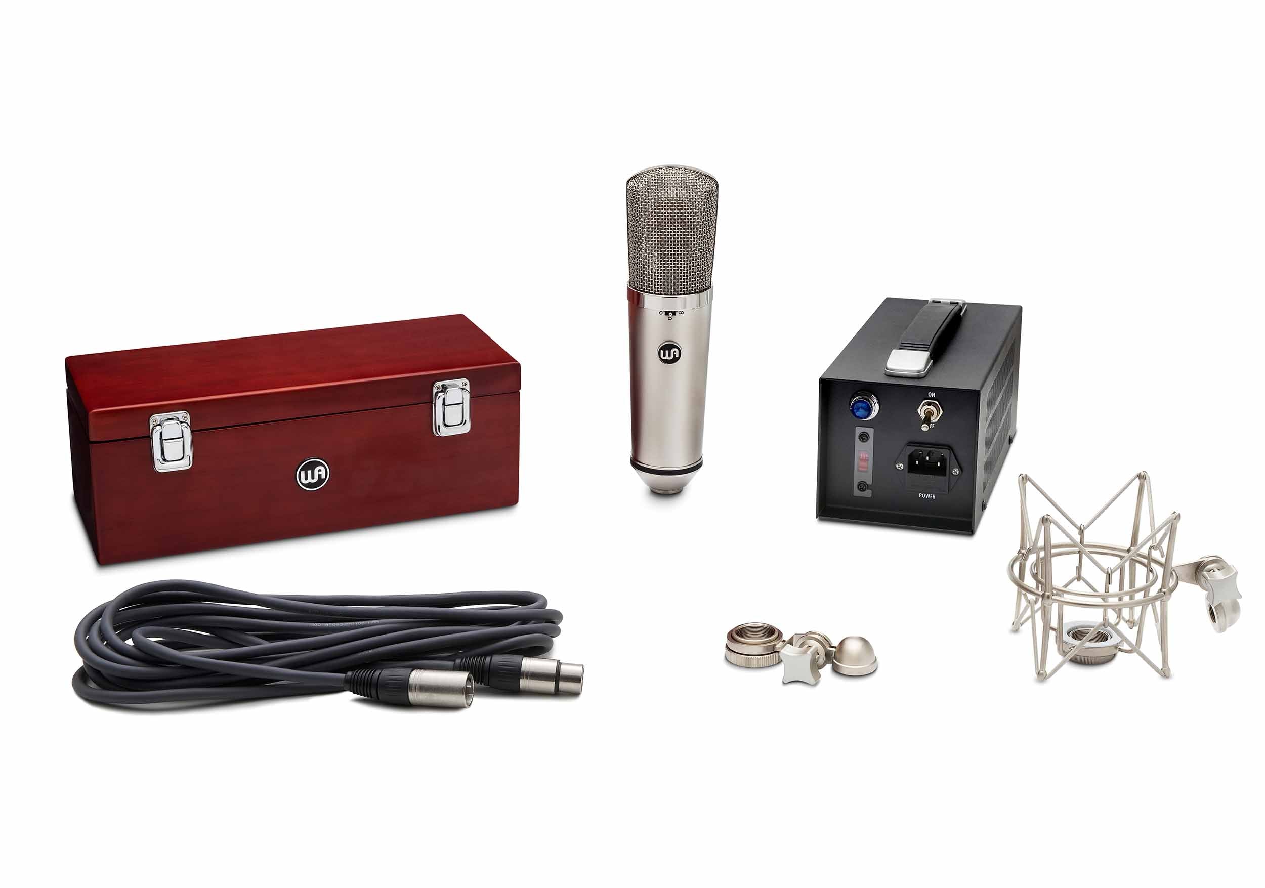 Warm Audio WA-67 Large Diaphragm Tube Condenser Mic with PSU and Case by Warm Audio