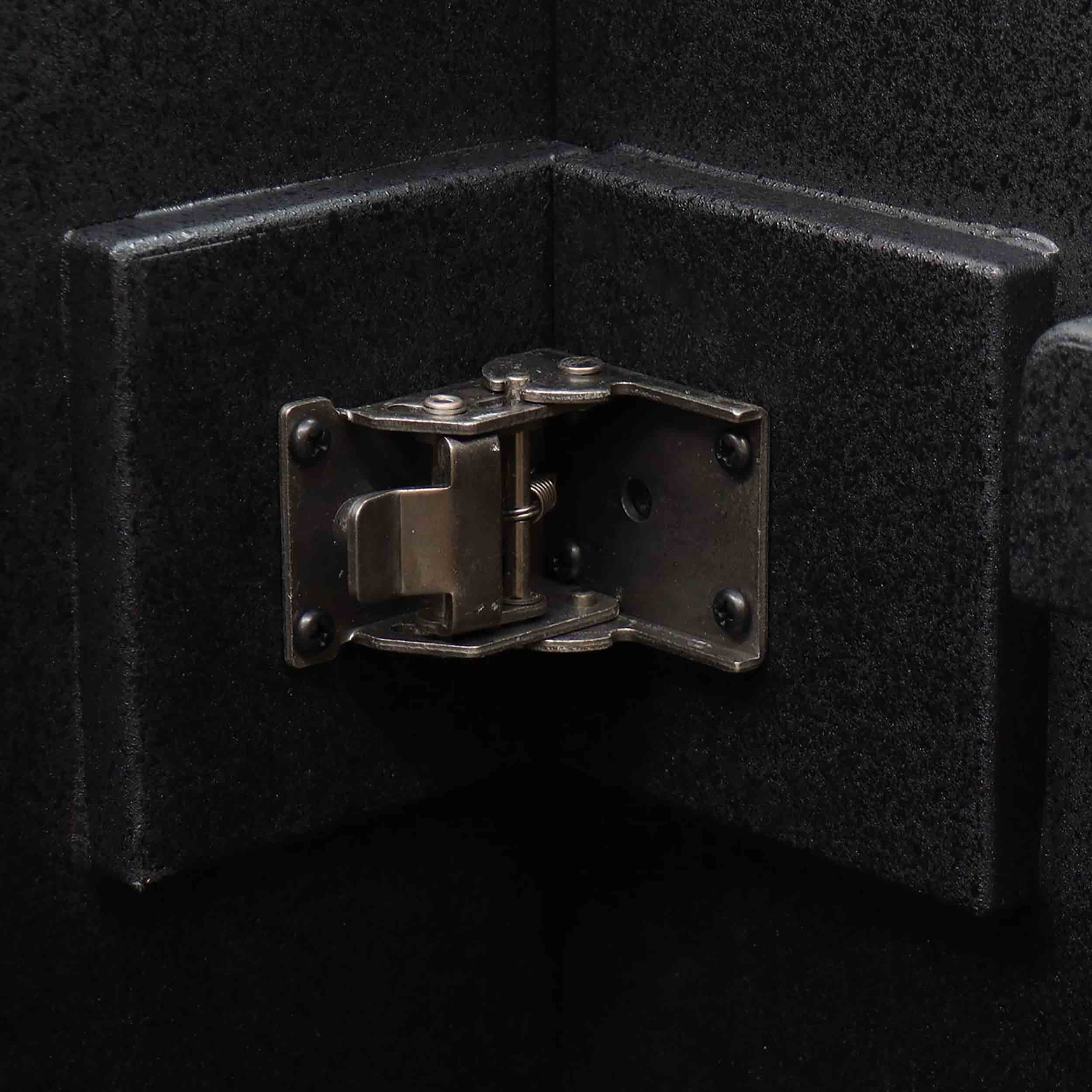 Odyssey PDJBOOTH483824BLACK Painted Wood Facade-Style Folding DJ Booth - Black by Odyssey