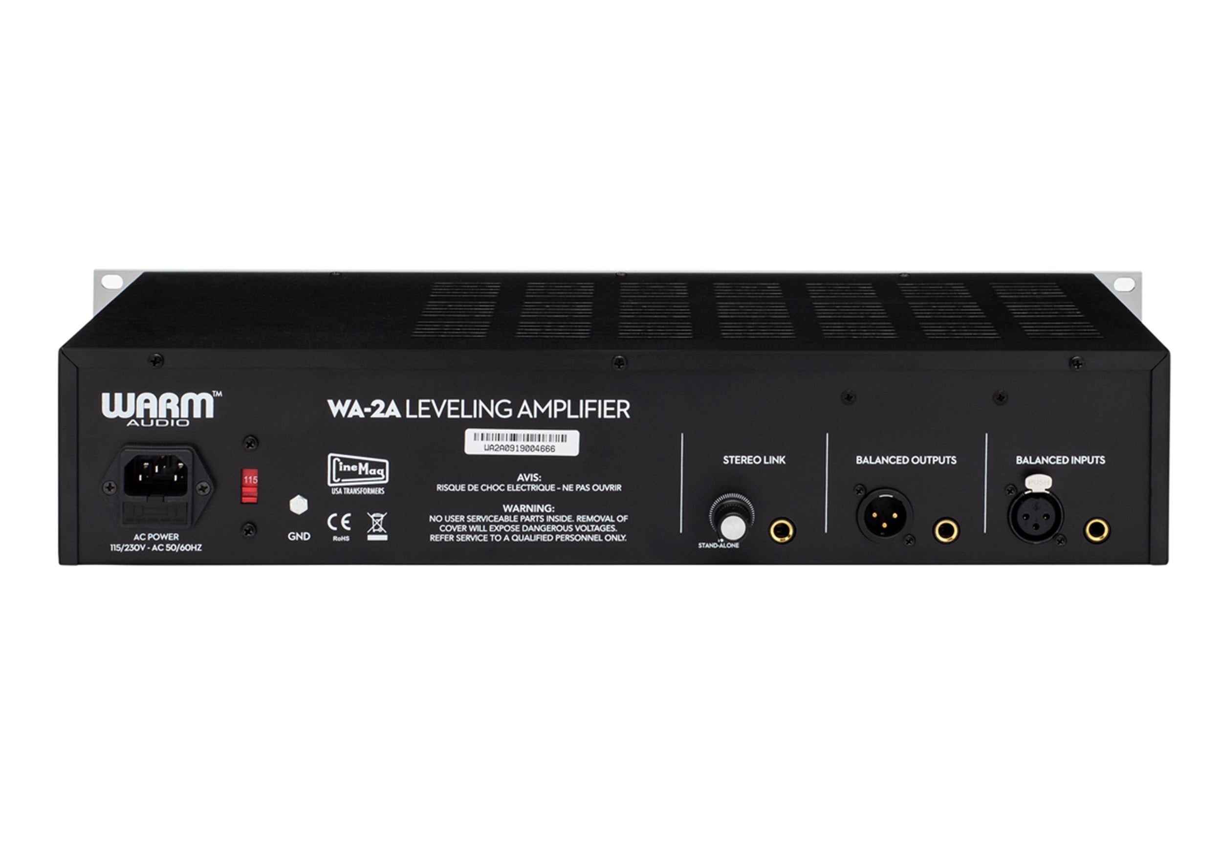 Warm Audio WA-2A, 2U Tube Optical Compressor by Warm Audio