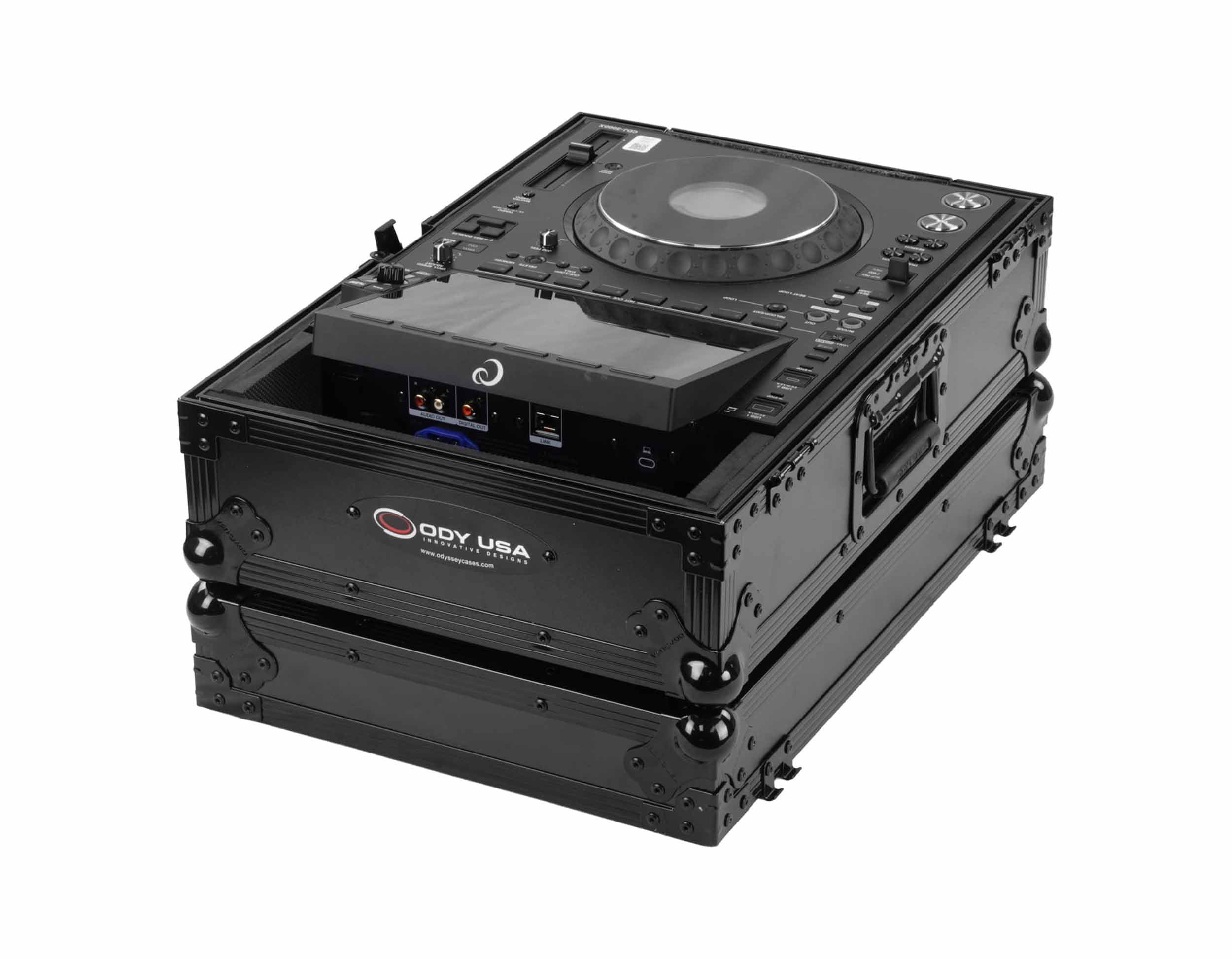 Odyssey RC-CDJ3000XBL Road Case for AlphaTheta CDJ-3000X Media Player - Black by Odyssey