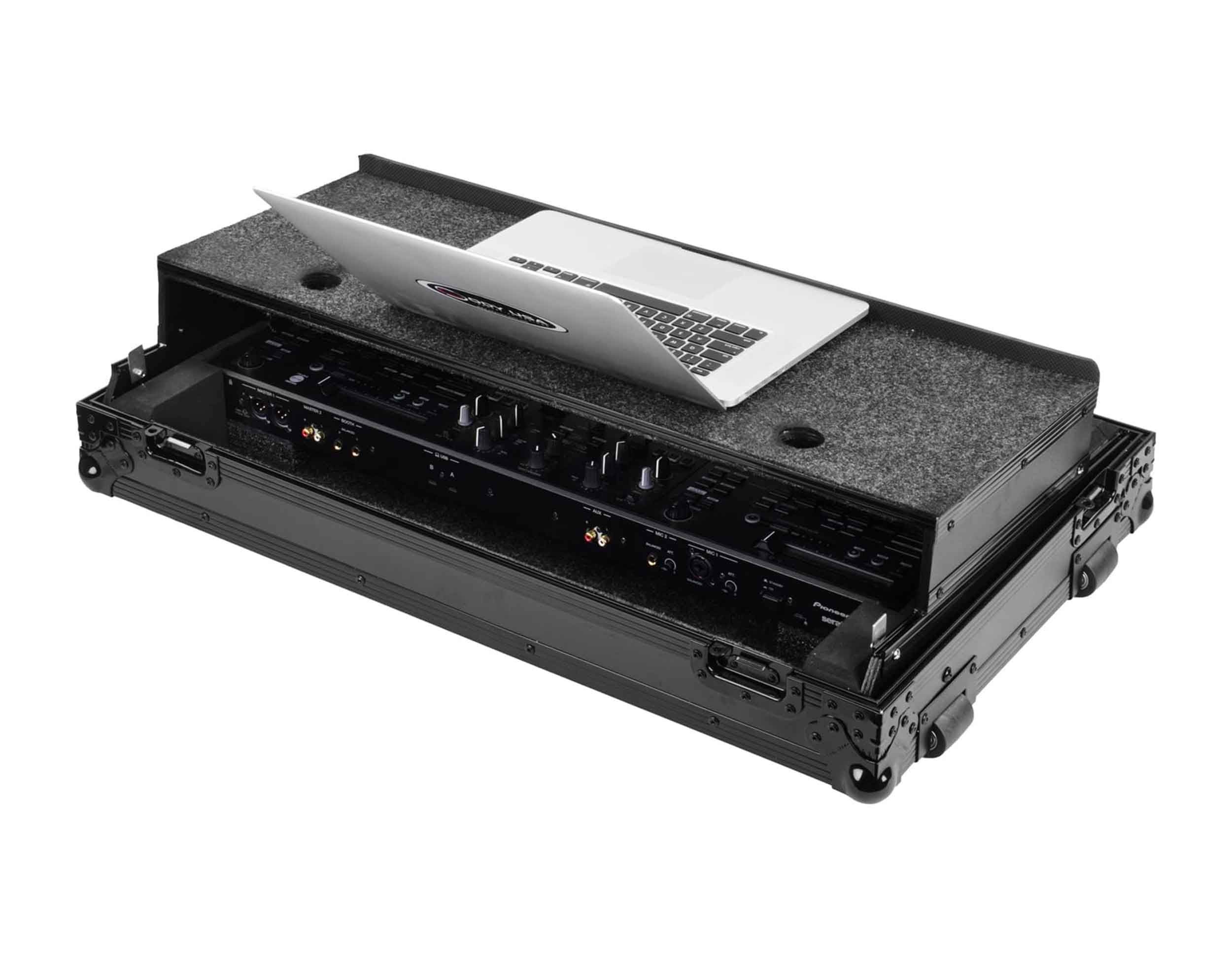 Odyssey RCGS-DDJREV5WBL Road Case with Wheels and Glide Laptop Platform for DDJ-REV5 - Black by Odyssey