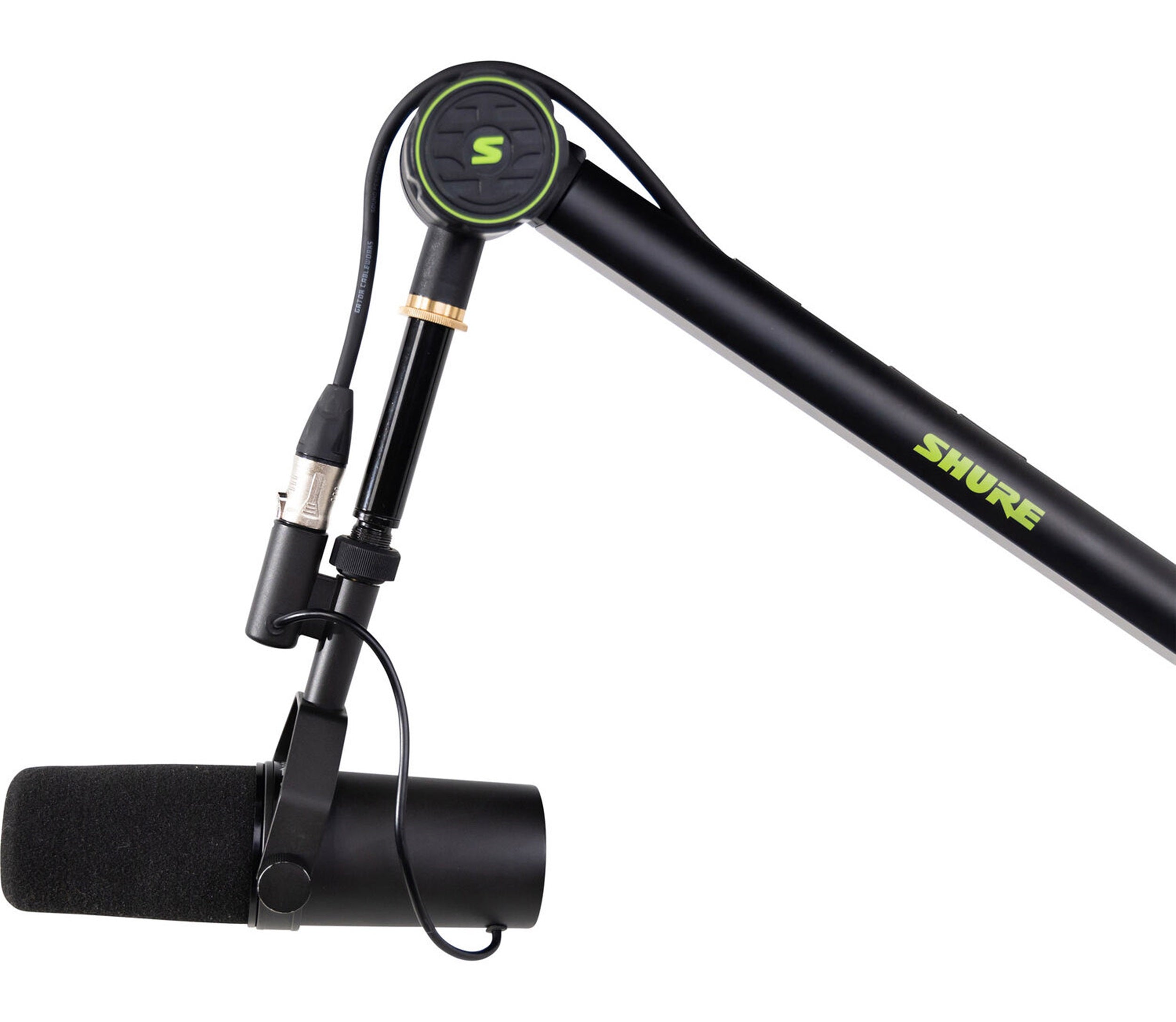 B-Stock: Shure by Gator BROADCAST1, Deluxe Articulating Desktop Microphone Boom Stand by Gator