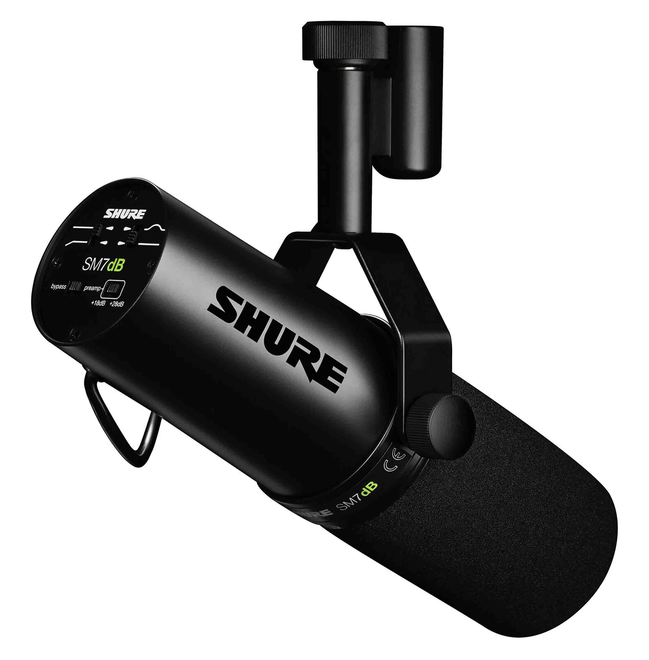 B-Stock: Shure SM7DB Podcast & Vocal Mic with Built in Preamp - Dynamic Cardioid Pattern by Shure