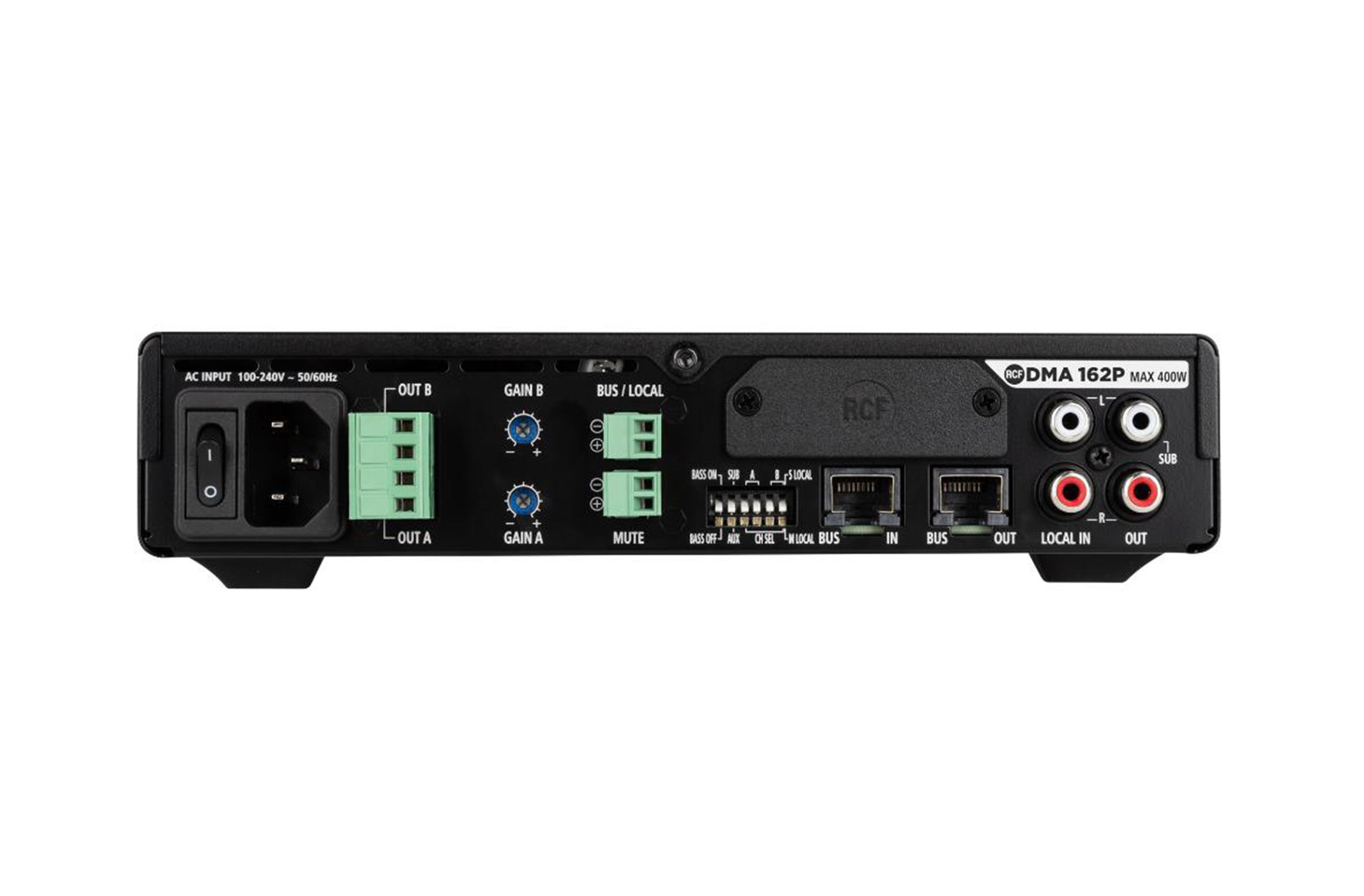 RCF DMA-162P 2-Channel Class-D Digital Power Amplifier Black - 320 Watt by RCF