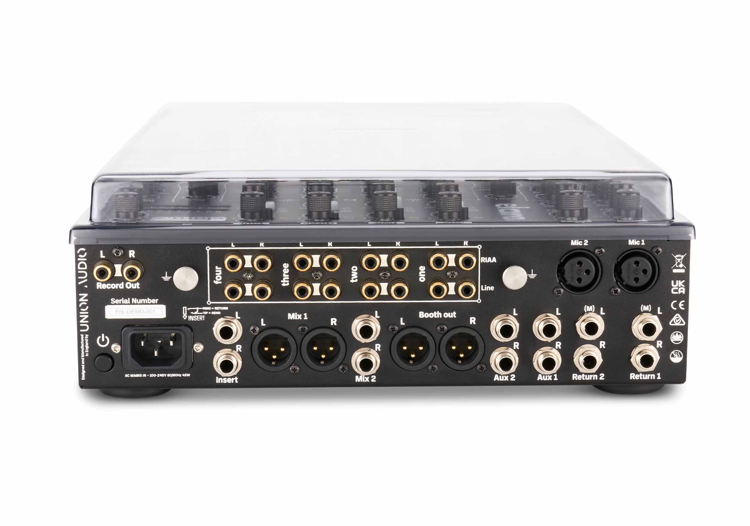 Decksaver DS-PC-ELARA6 Union Audio Elara.6 Cover by DECKSAVER