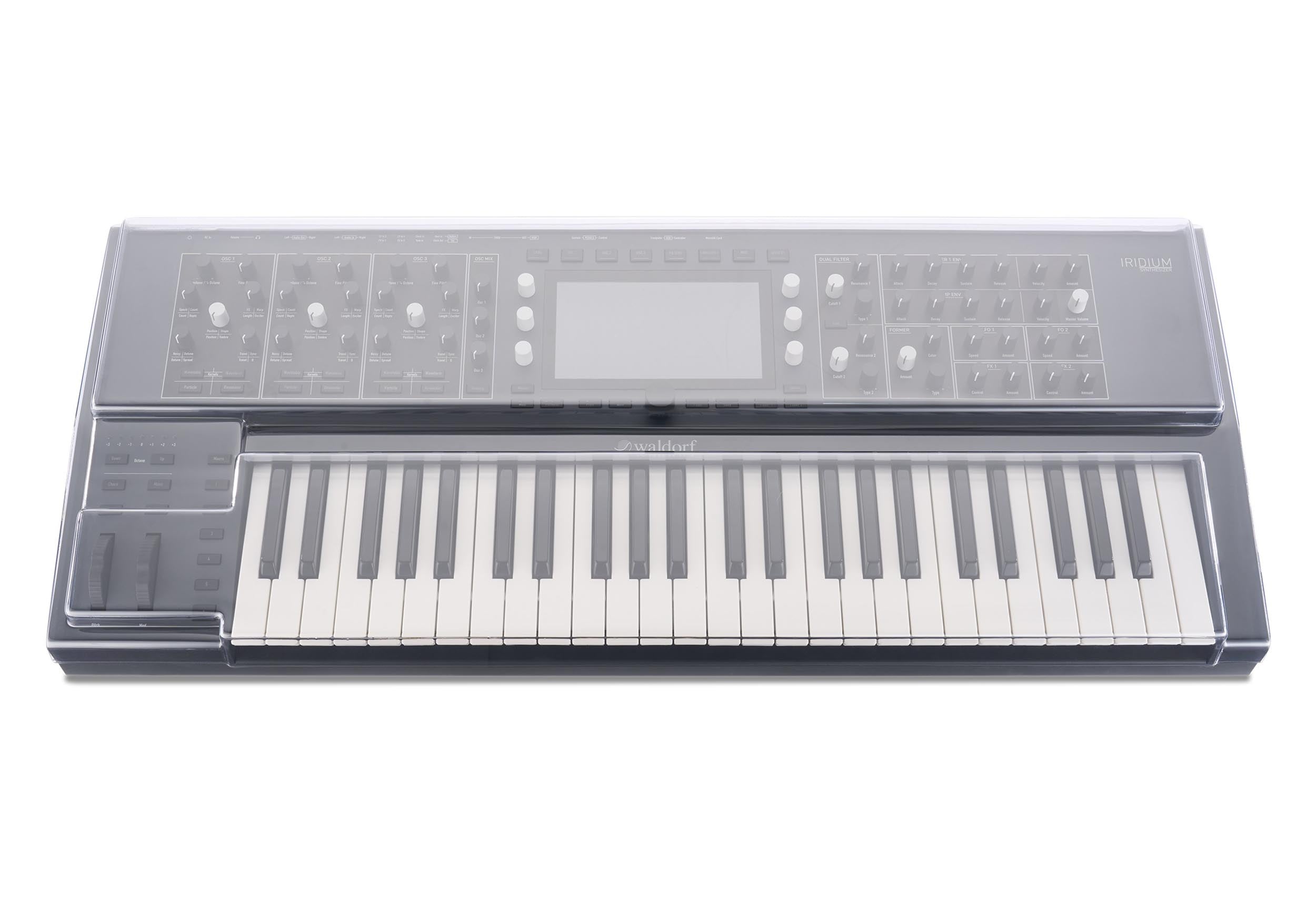 Decksaver DS-PC-IRIDIUM-KB Waldorf Iridium Keyboard Cover by DECKSAVER