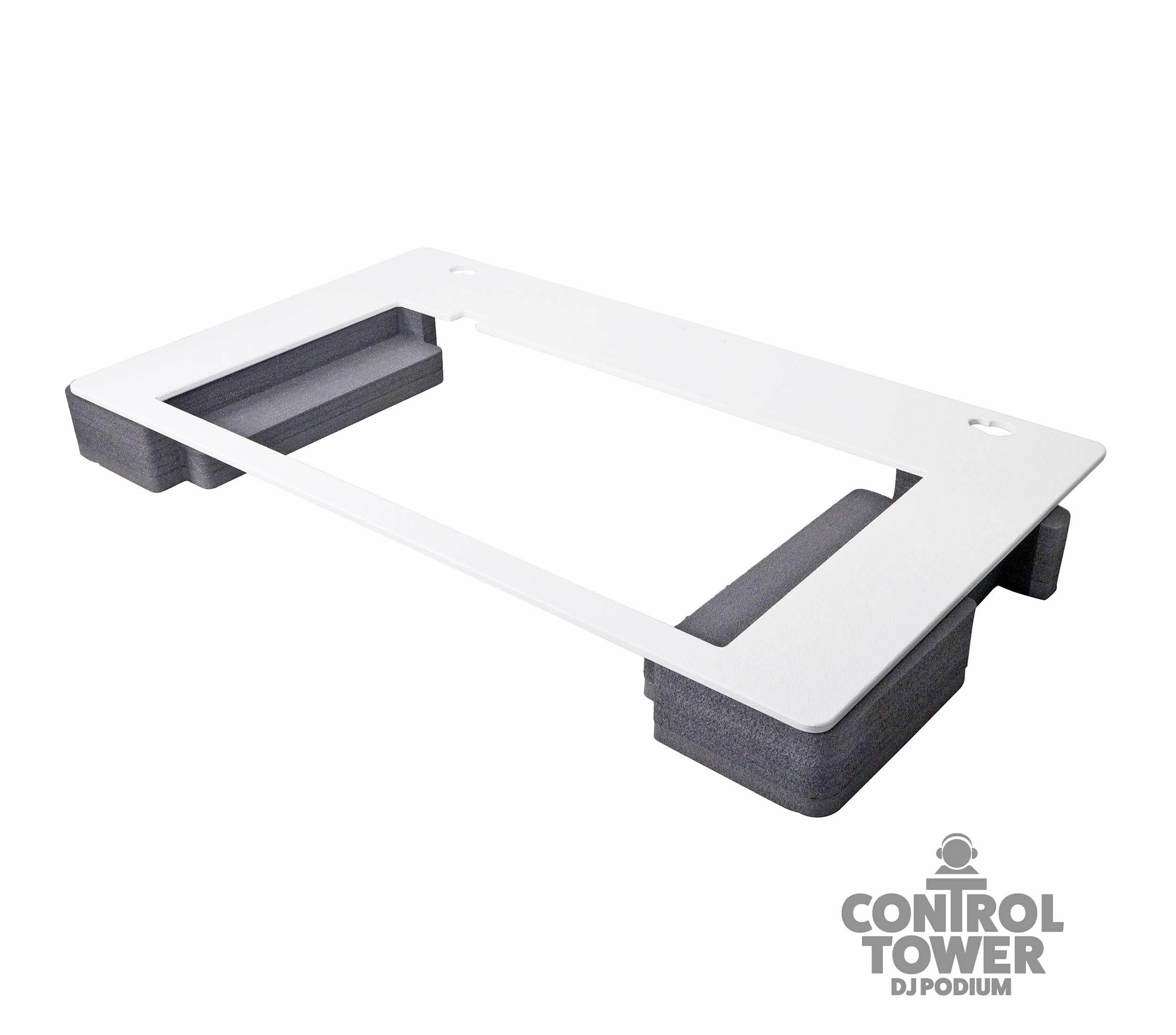 ProX XZF-DJ DDJXDJAZ WPLATE Replacement for Control Tower DJ Podium - White Finish by ProX Live Performance Gear