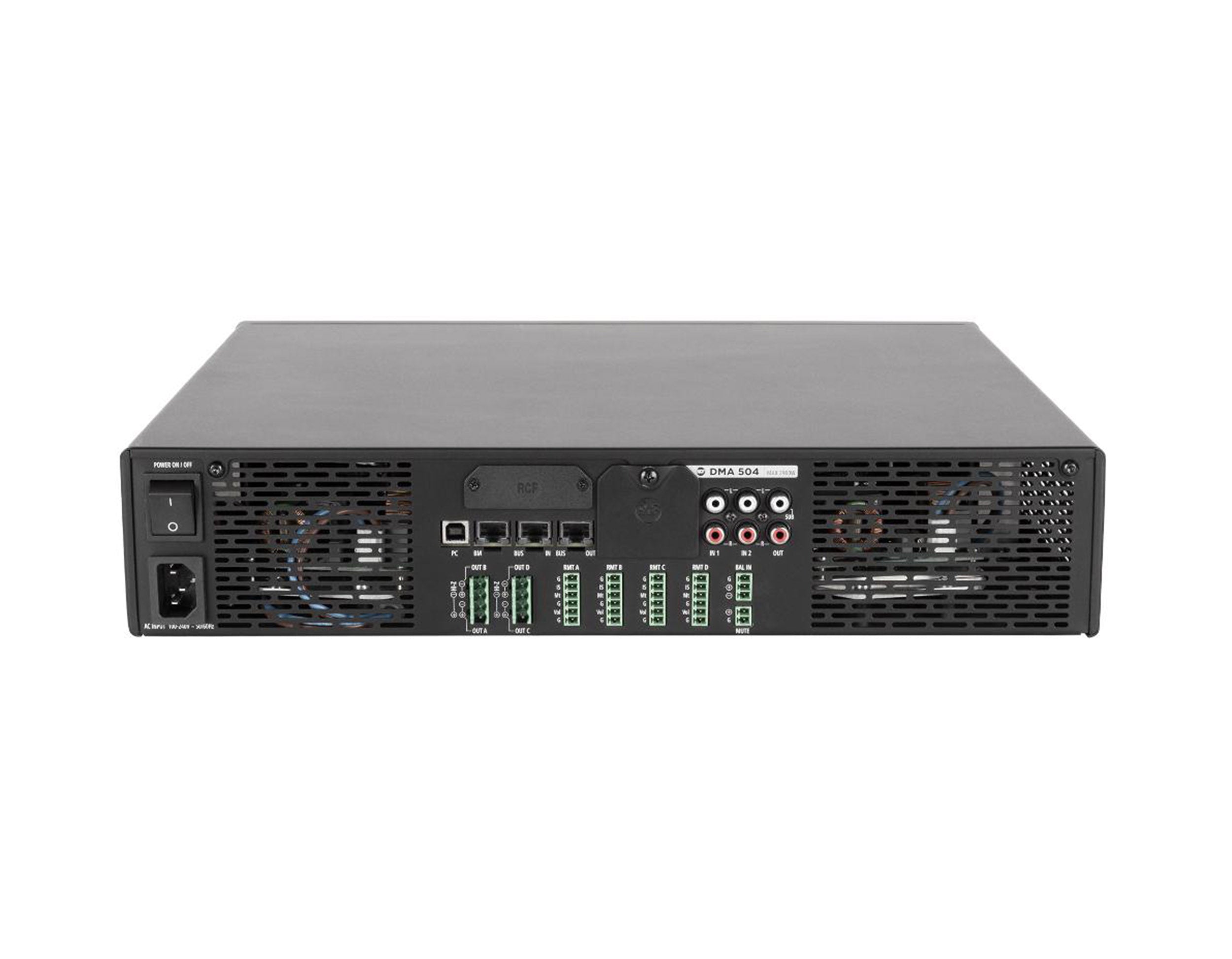 RCF DMA-504 4-Channel Digital Matrix Power Amplifier - 2000W by RCF