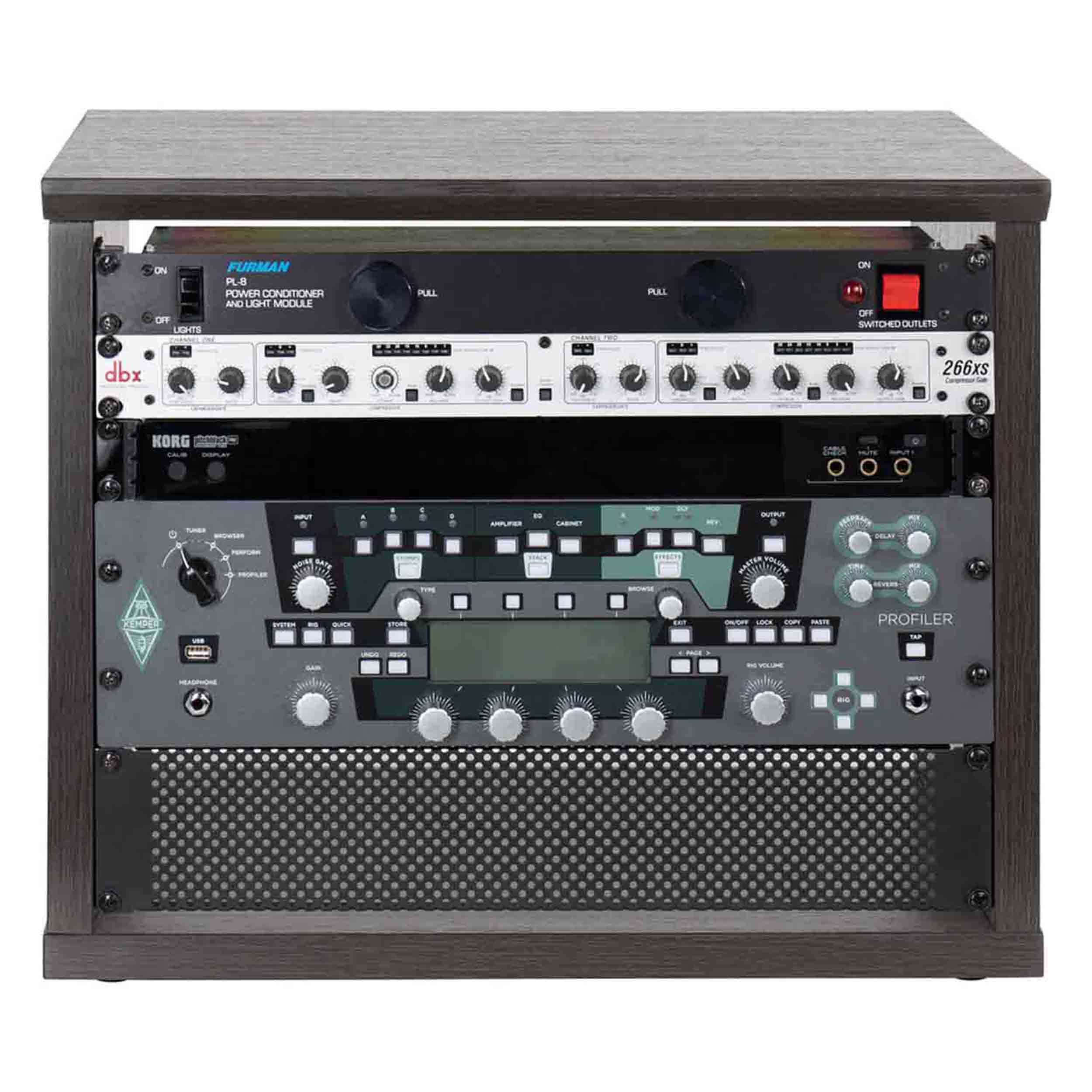 Gator Frameworks GFW-ELITERK-8U Elite Series Furniture Desktop 8U Studio Rack by Gator Cases