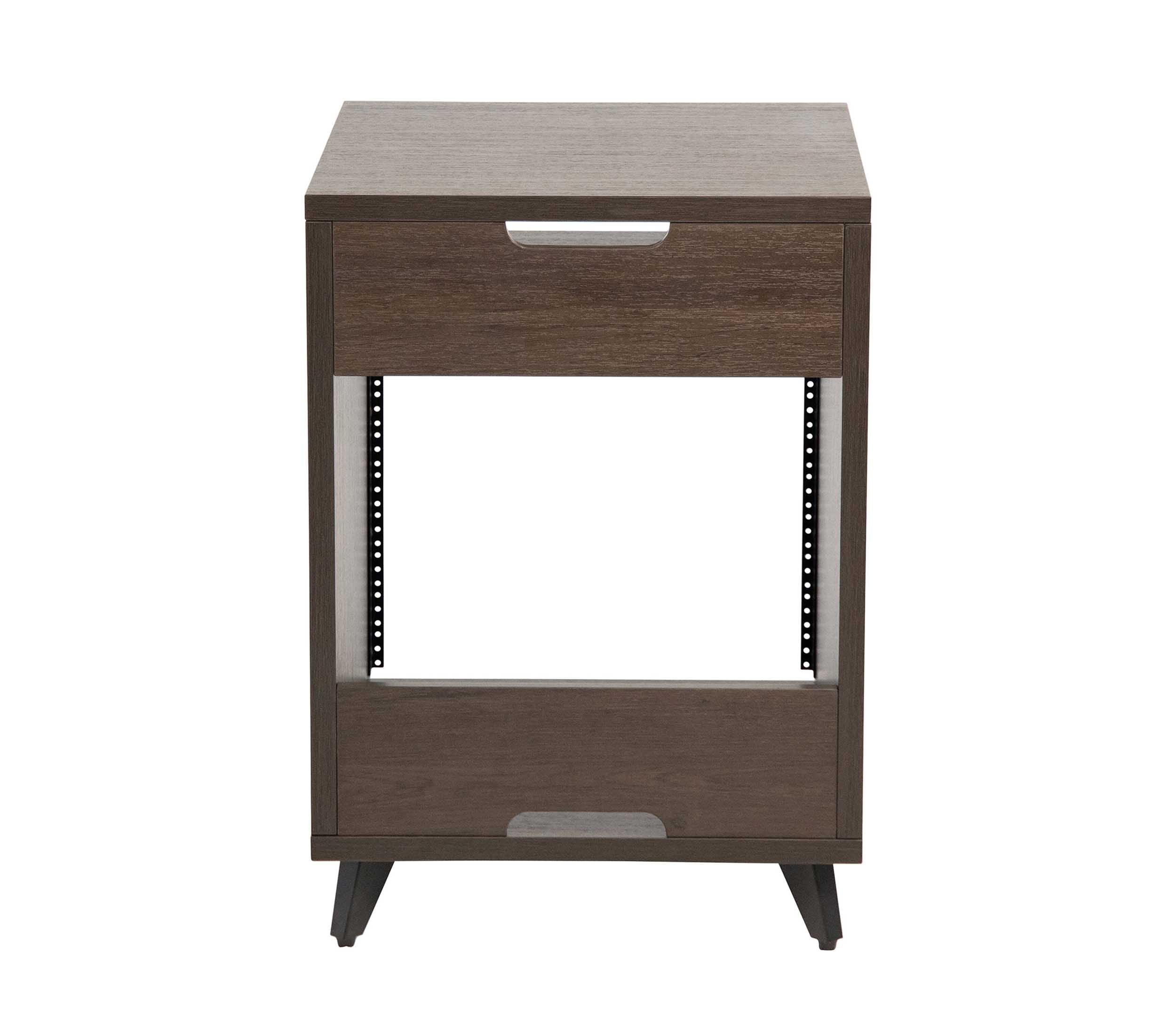 Gator Frameworks GFW-ELITEDESKRK-BRN 10U Studio Rack Table - Dark Walnut Brown by Gator Cases