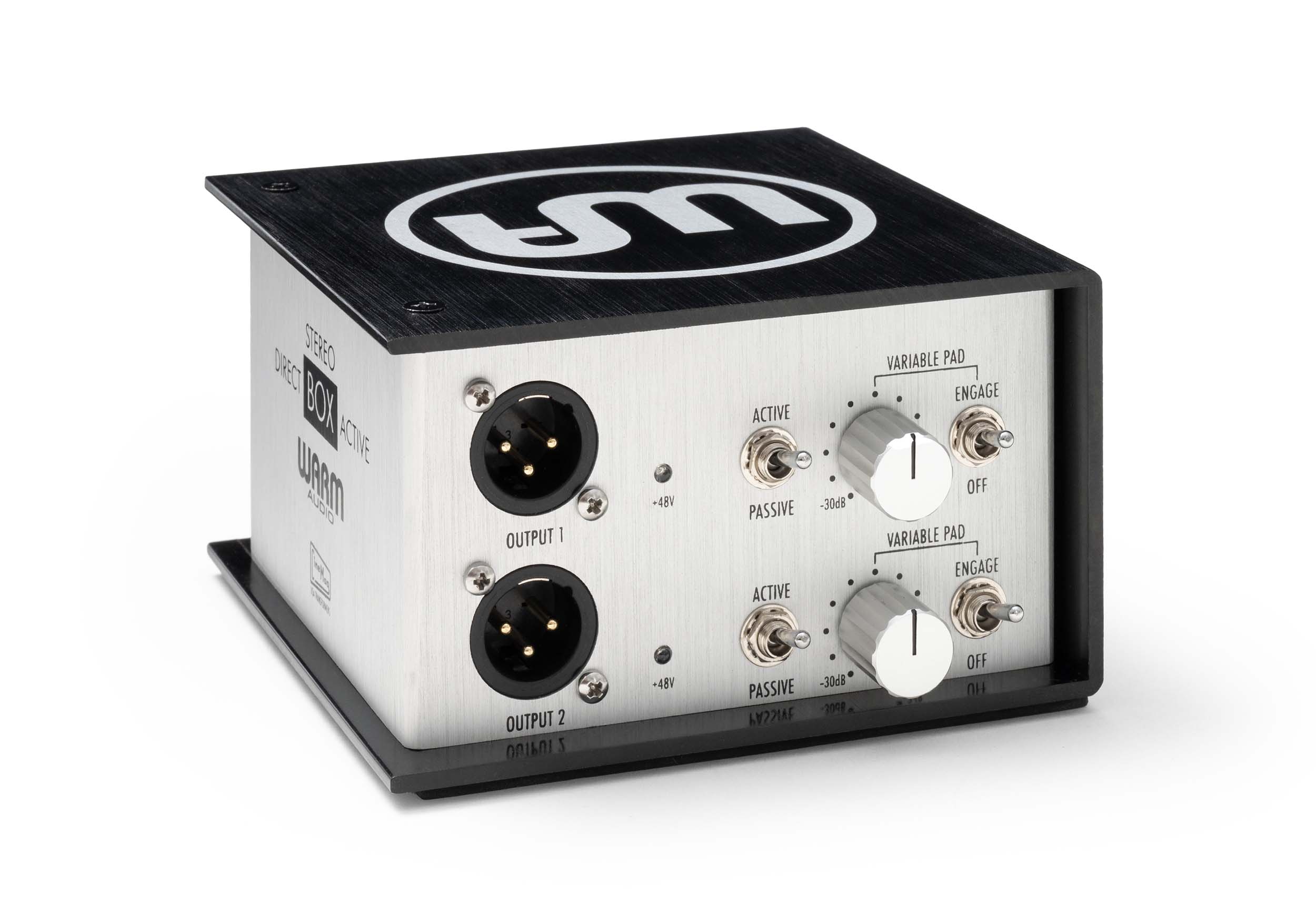 Warm Audio DI-A2, 2-Channel Active Direct Box with Balanced Transformer by Warm Audio