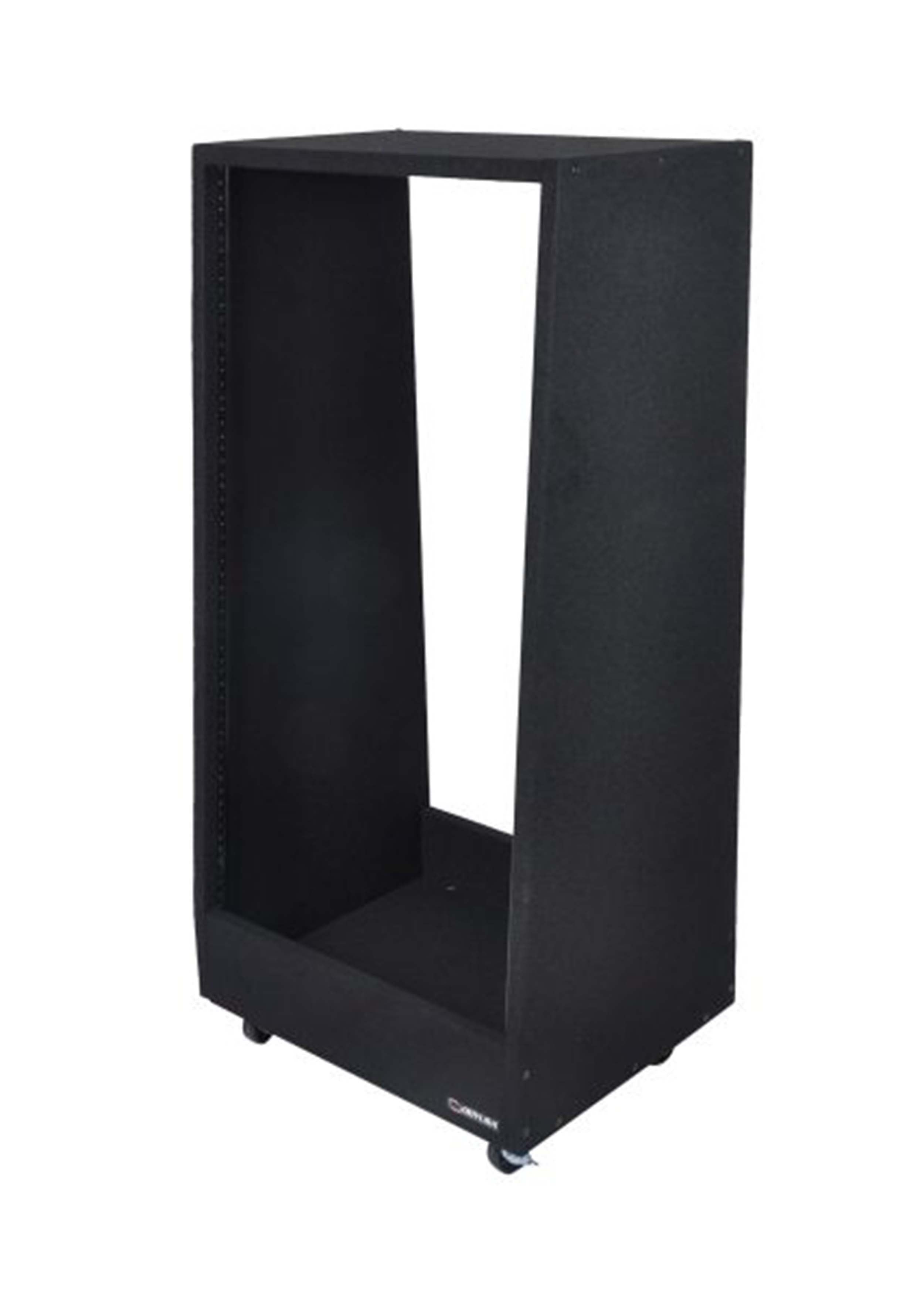 Odyssey CRS20USS162243W Professional Carpeted Studio Rack with Wheels - 20 U by Odyssey