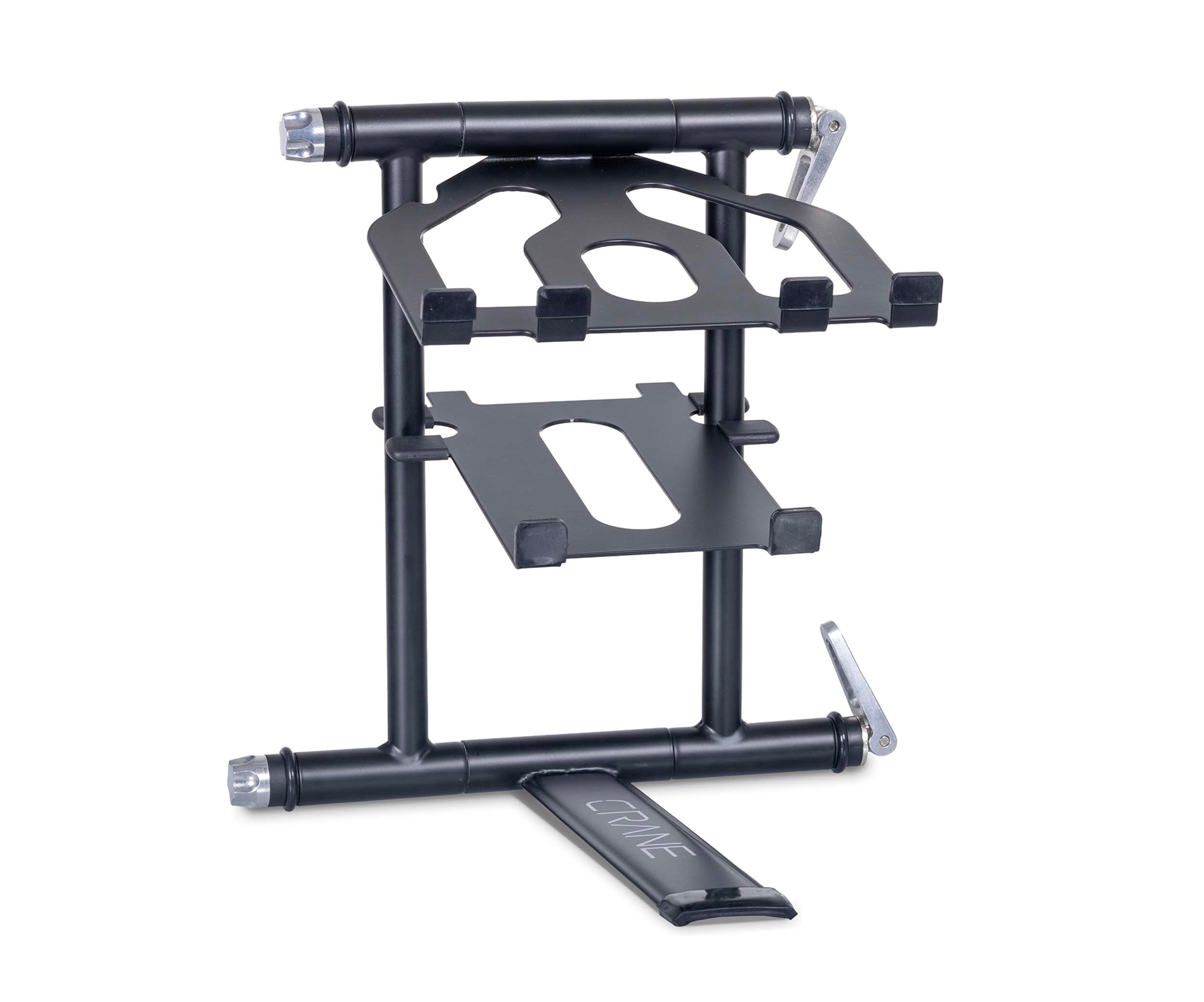 Crane CV3-PLS-GRY-ST Stand Plus Subtray Add-On Shelf for DJ Gear - Graphite by Crane