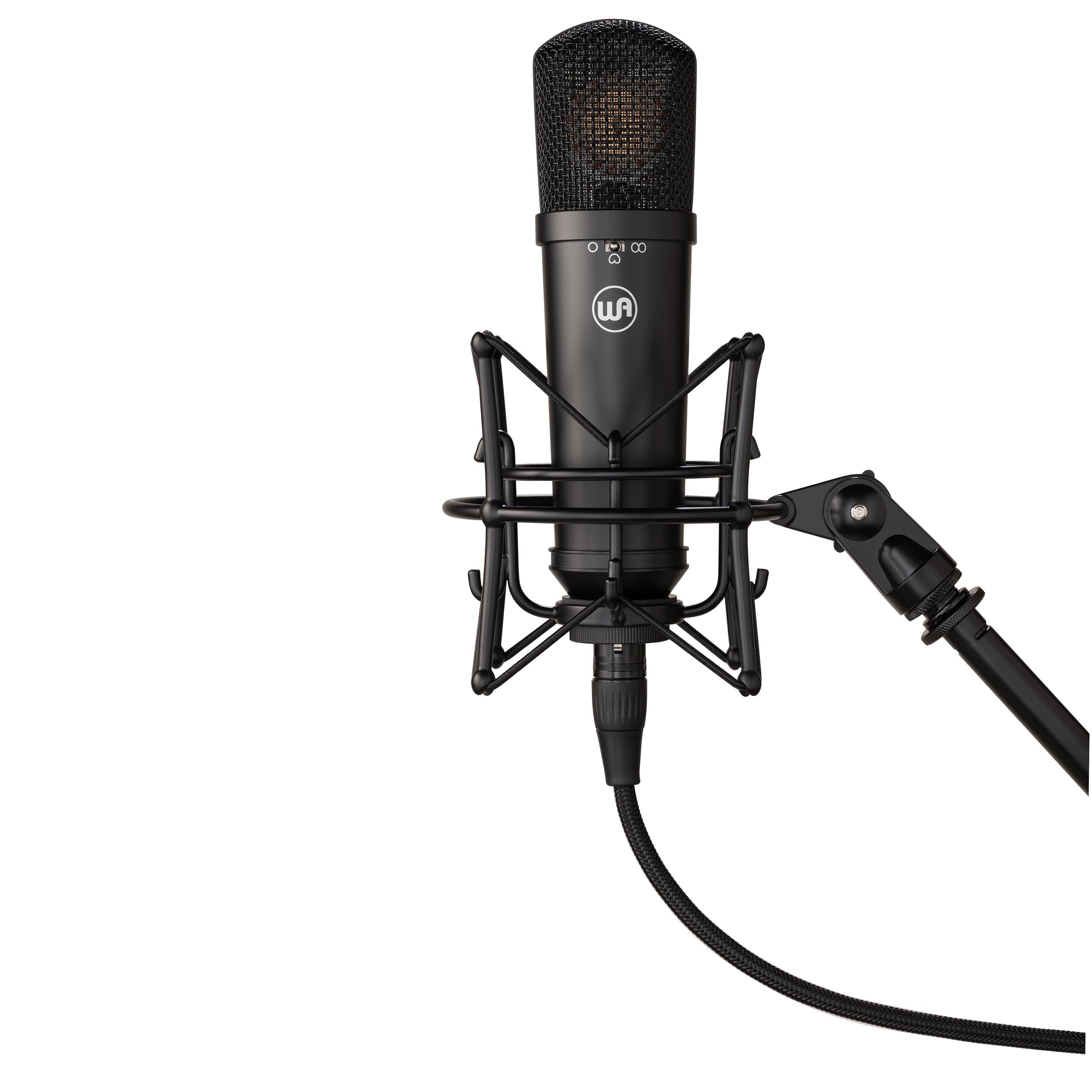 Warm Audio WA-87jr-B, Large-Diaphragm Transformerless FET Condenser Microphone - Black by Warm Audio