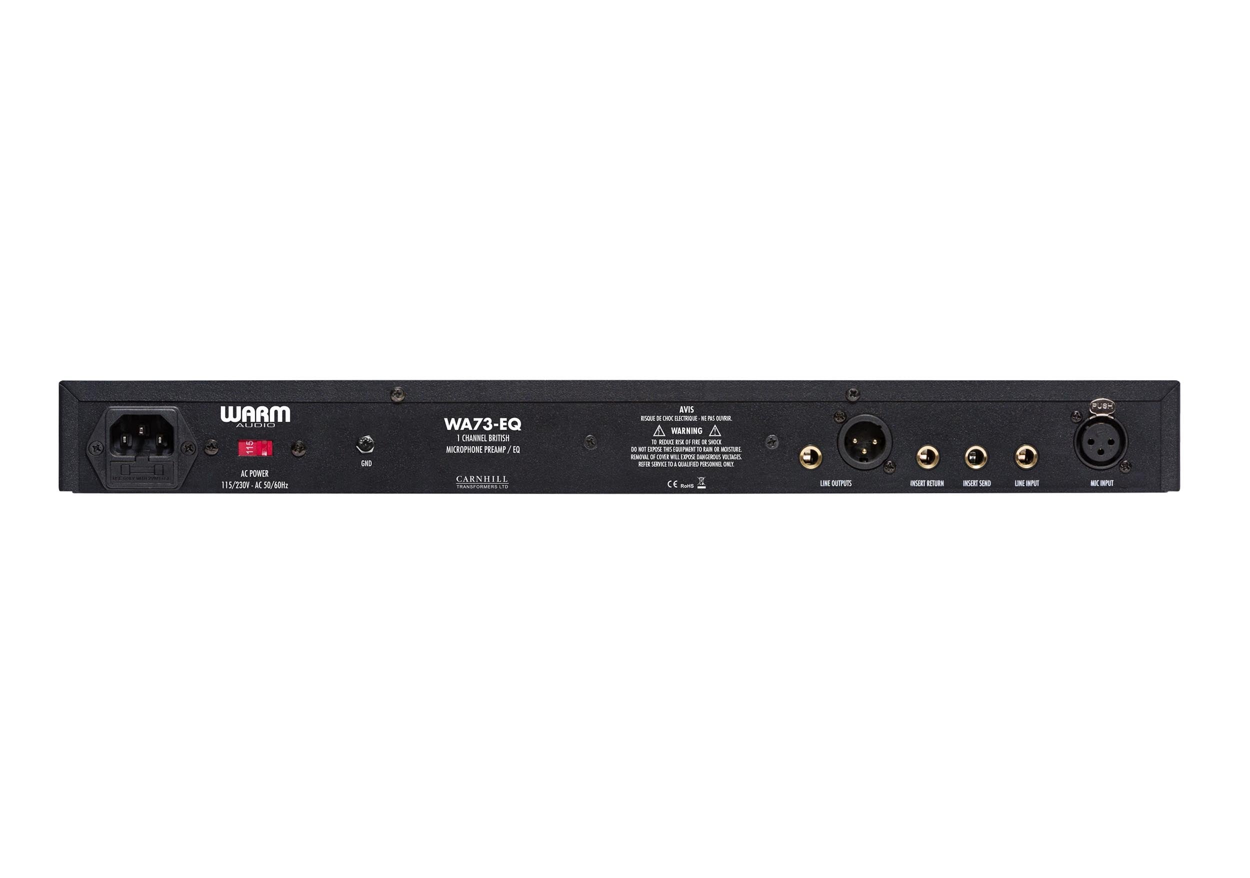 Warm Audio WA73-EQ Single-Channel British Mic Preamplifier and Equalizer by Warm Audio
