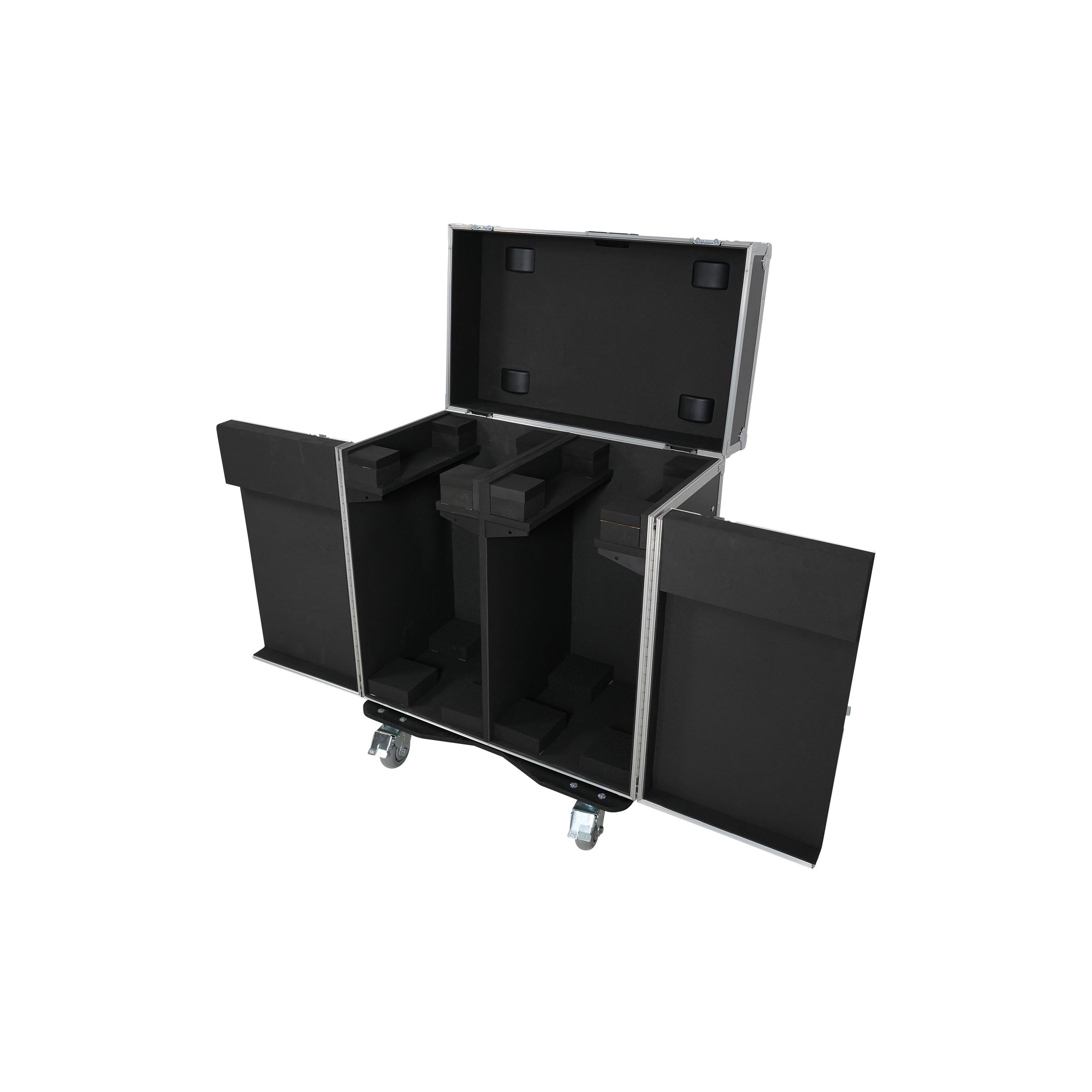 ProX XS-MH30WASHX2W Road Case for 2 Large Moving Head Fixtures with 4-inch Casters by ProX Cases
