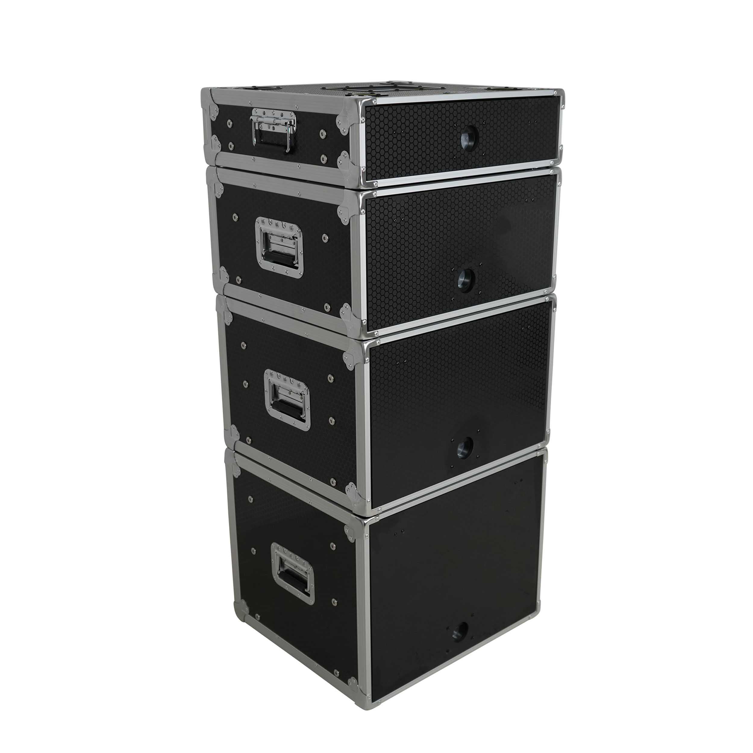 ProX XS-SLAM6U14 6U Vertical Shockmount Rack Case with Dual Sliding Slam Doors by ProX Cases