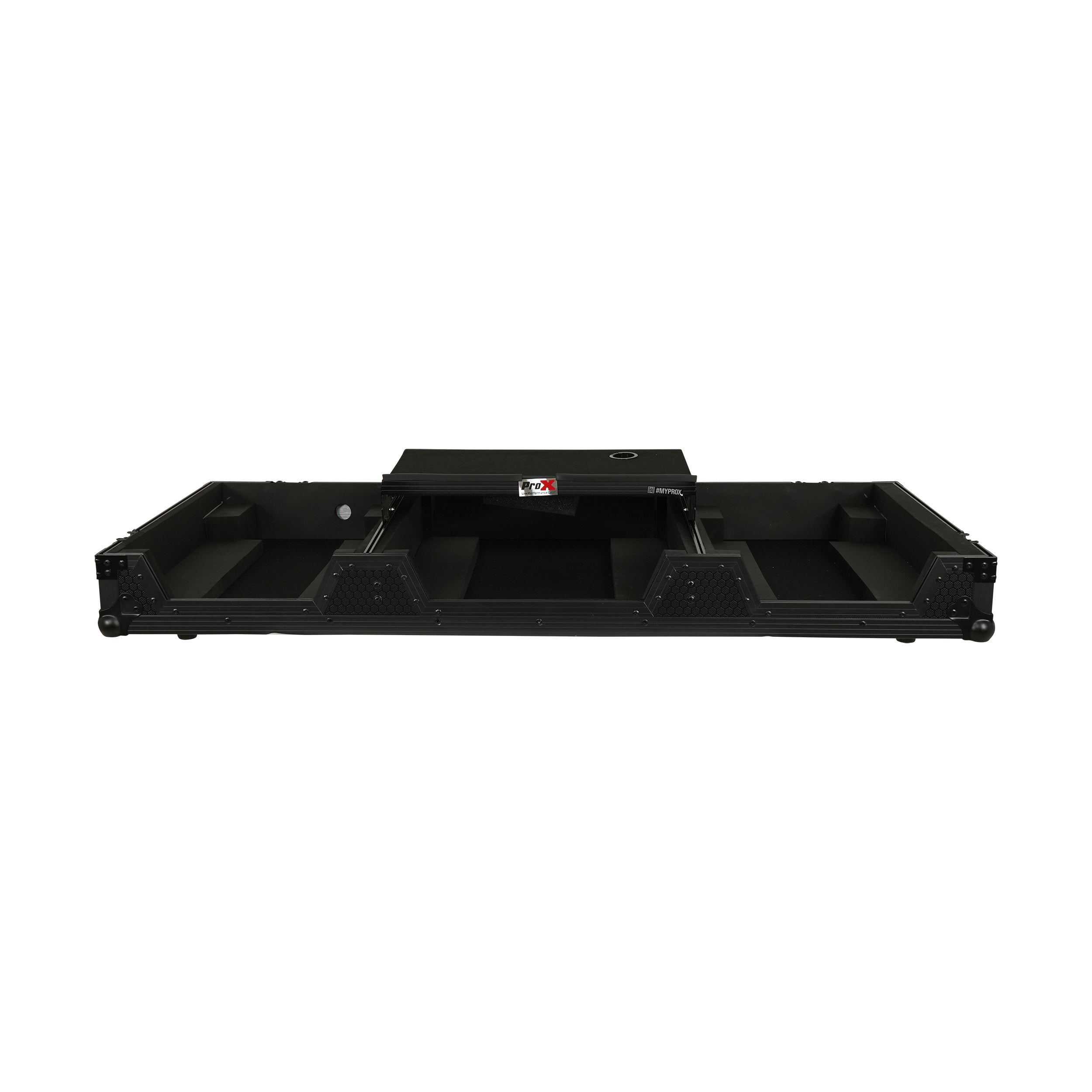 ProX XS-CDM3KV10A9 WLTBL DJ Flight Case for 2x CDJ-3000X and DJM-V10/A9 with Laptop Shelf & Wheels by ProX Cases