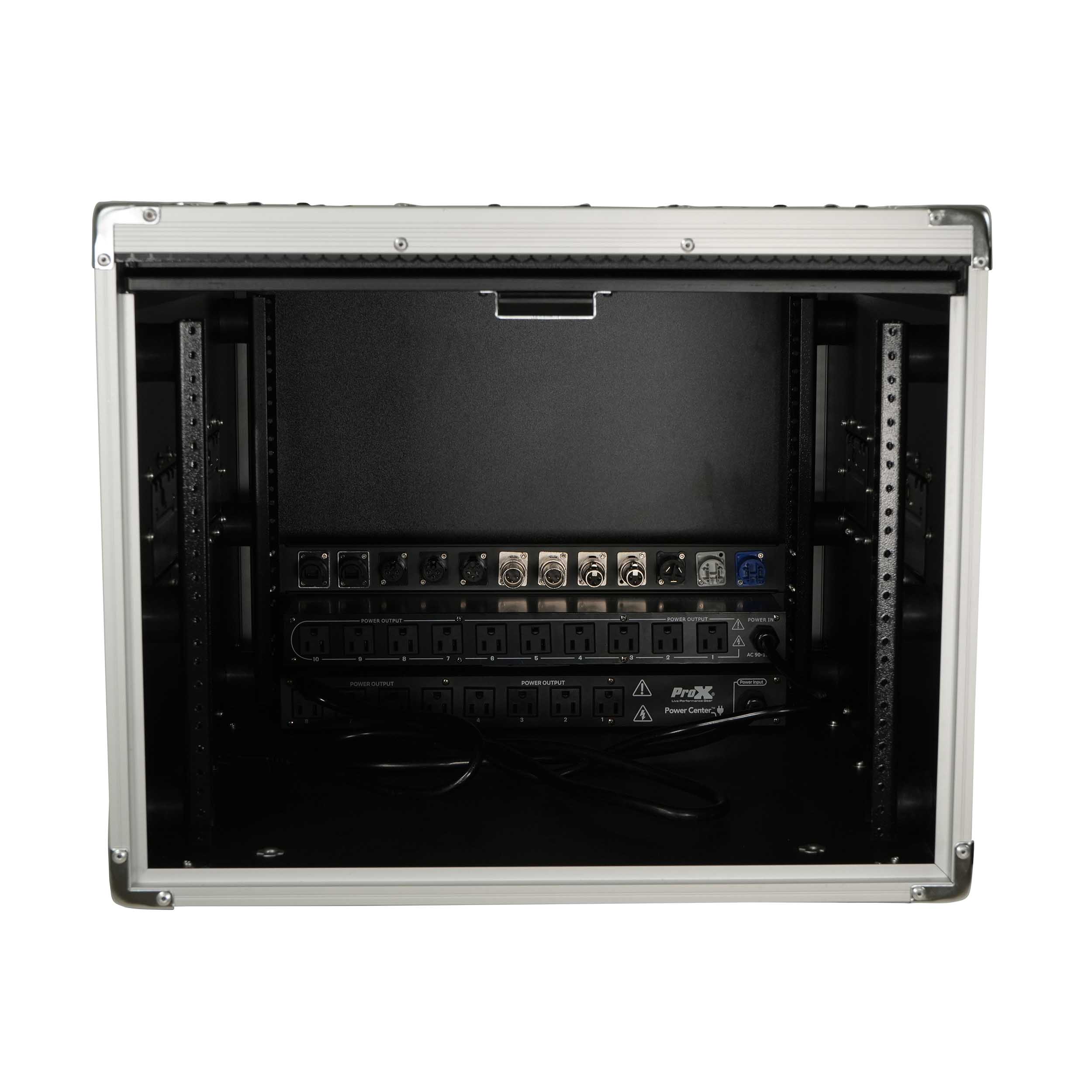ProX XS-SLAM8U20 Vertical Shock-mount 8U Rack Case with Sliding Slam Doors by ProX Cases