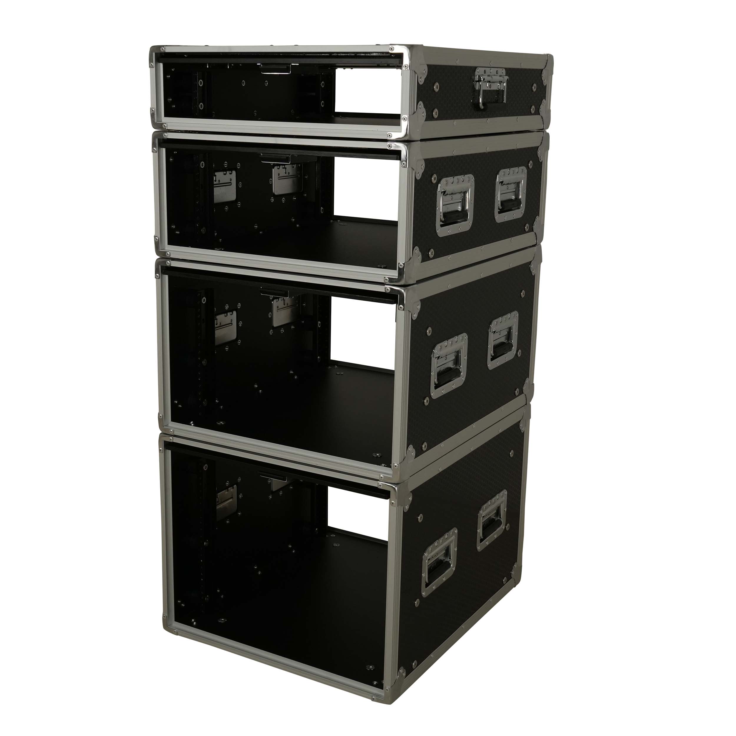 ProX XS-SLAM8U20 Vertical Shock-mount 8U Rack Case with Sliding Slam Doors by ProX Cases