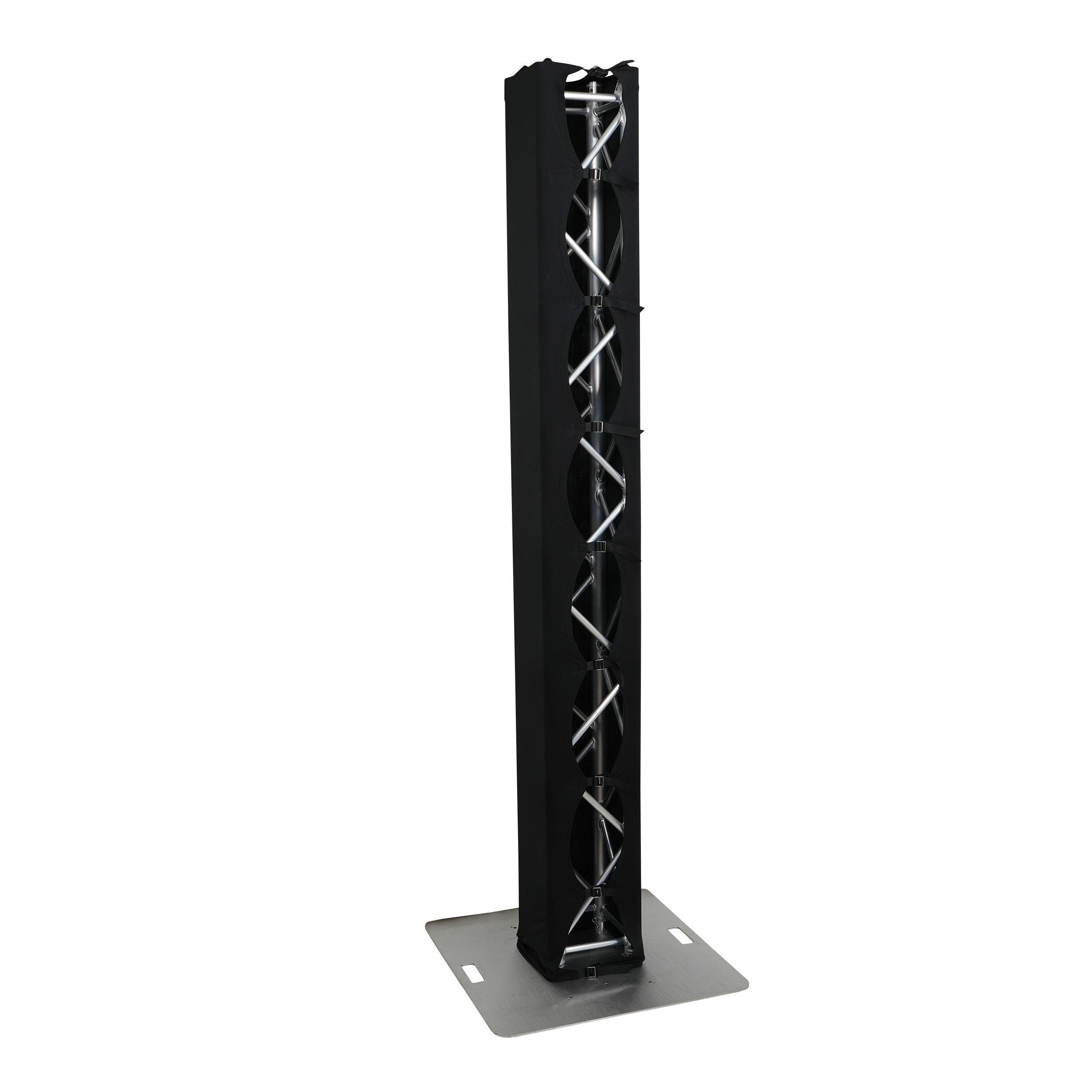 ProX XTC-SQ820TRIRAP BLKX2 Pair of 8.20 ft Box Truss 3 Side Black Scrim Cover with Carry Bag by ProX Cases