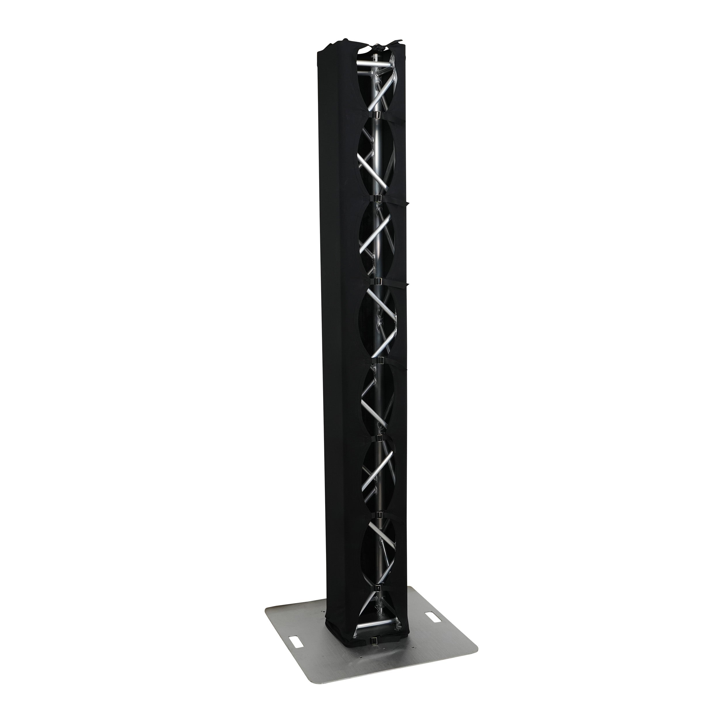 ProX XTC-SQ656TRIRAP BLKX2 Pair of 6.56 ft Box Truss 3 Side Black Scrim Cover with Carry Bag by ProX Cases