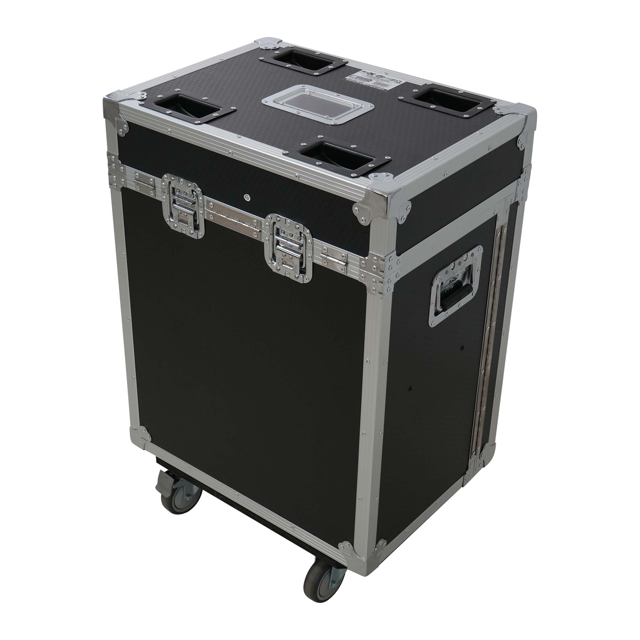 ProX XS-MH26WASHX2W Moving Head Lighting Road Case for 2x Wash Moving Heads with 3 Doors by ProX Cases