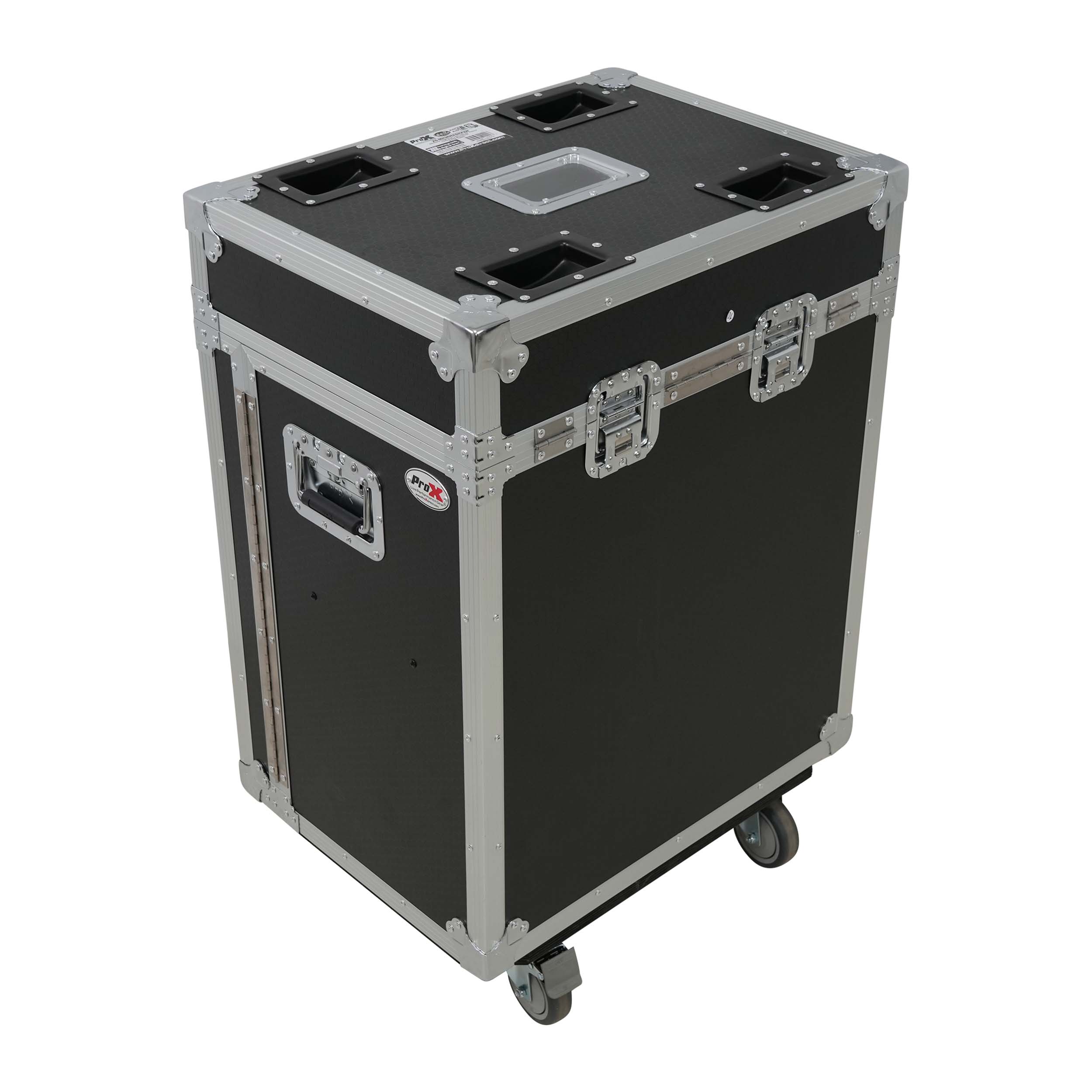 ProX XS-MH26WASHX2W Moving Head Lighting Road Case for 2x Wash Moving Heads with 3 Doors by ProX Cases