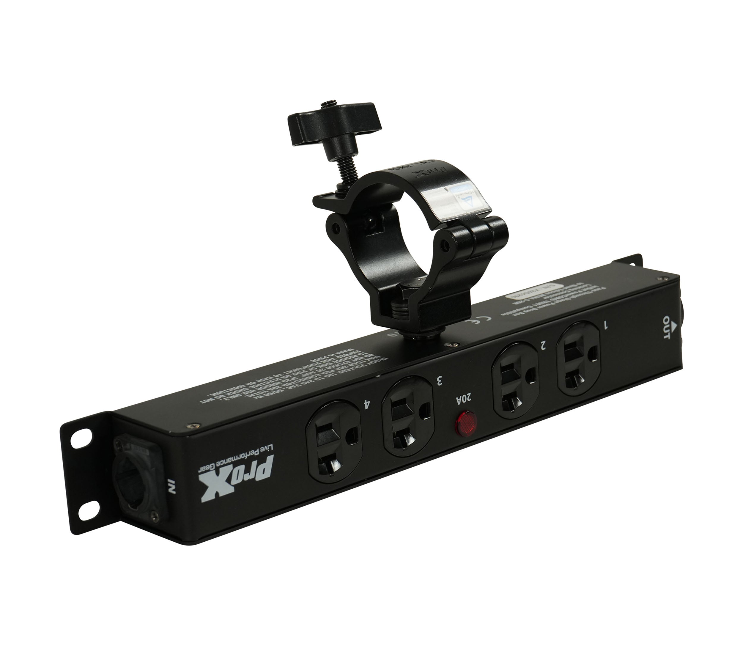 ProX X-PWEDX4MAYA 4 Outlet Power Strip AC Outlet Box with True1 IN/OUT 20A Power Center