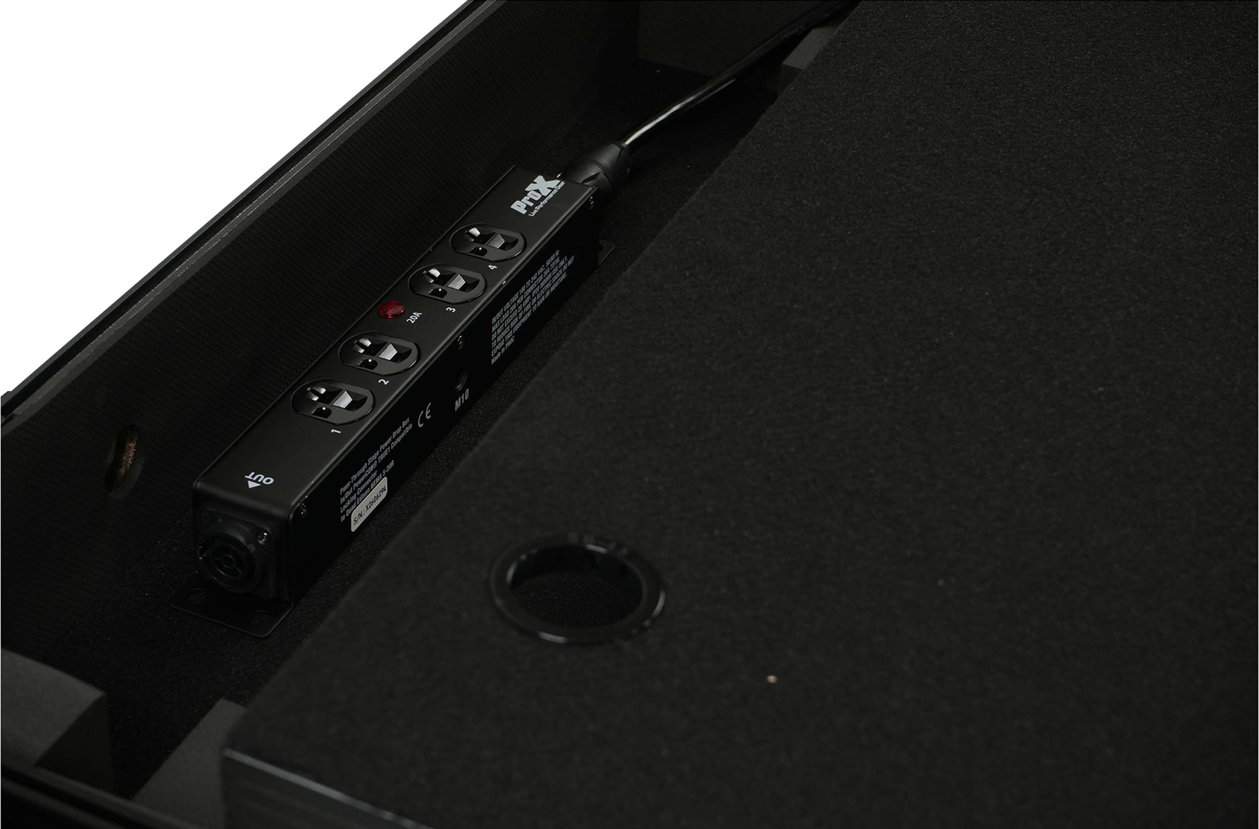 ProX X-PWEDX4MAYA 4 Outlet Power Strip AC Outlet Box with True1 IN/OUT 20A Power Center