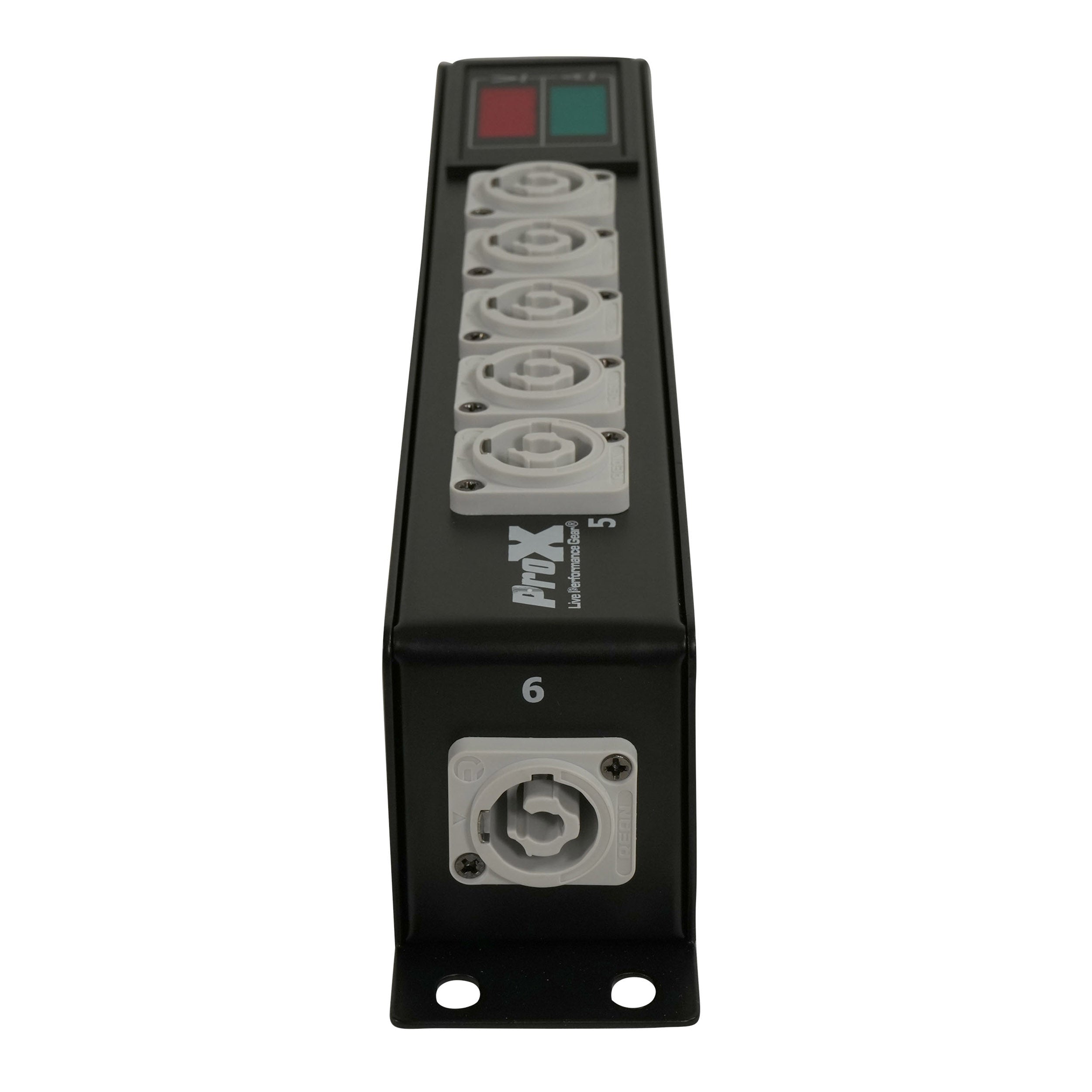 ProX X-PW CONLEDX6 RITA PowerCenter 6X Outlet Box PowerCON Compatible Splitter 20A by ProX Cables