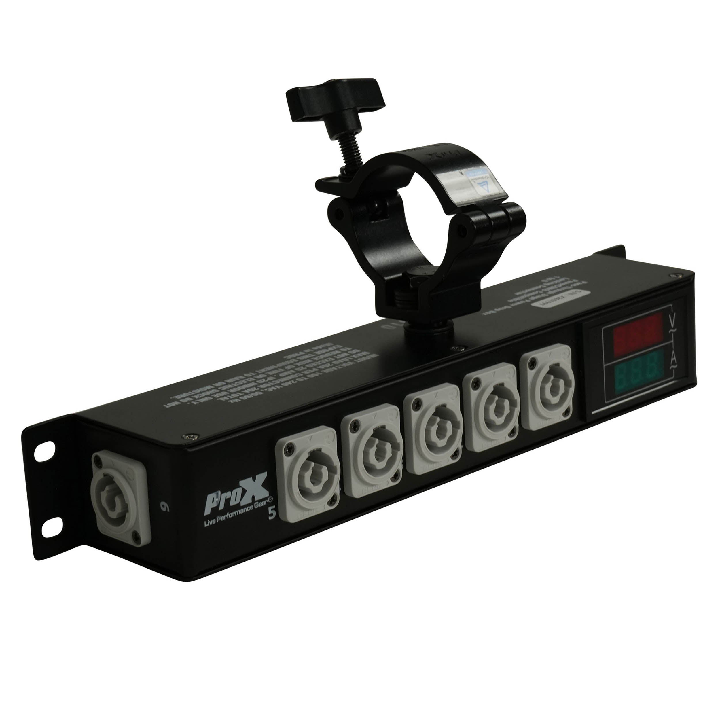 ProX X-PW CONLEDX6 RITA PowerCenter 6X Outlet Box PowerCON Compatible Splitter 20A by ProX Cables
