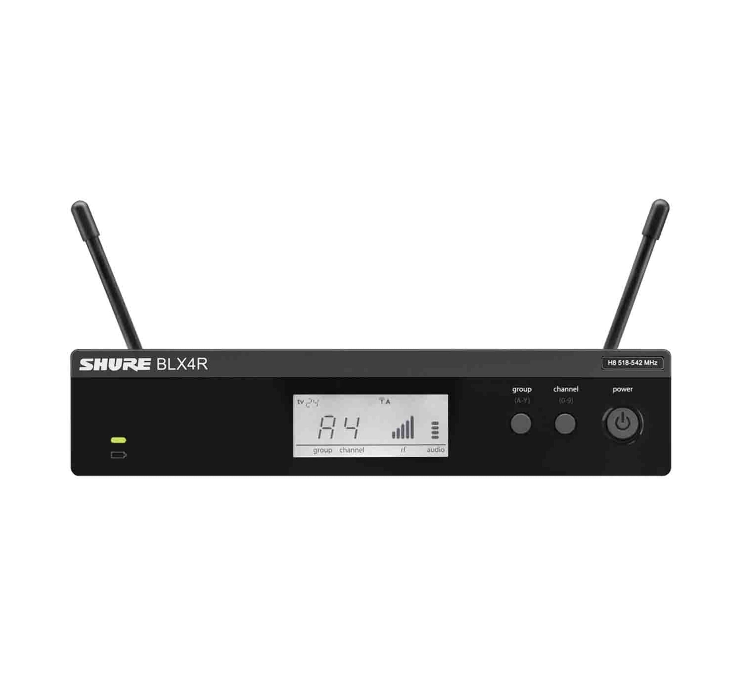 C-Stock Scratch & Dent: Shure BLX14R-H9 Wireless Rack-Mount Guitar System - H9 ( 512-542 MHz ) by Shure