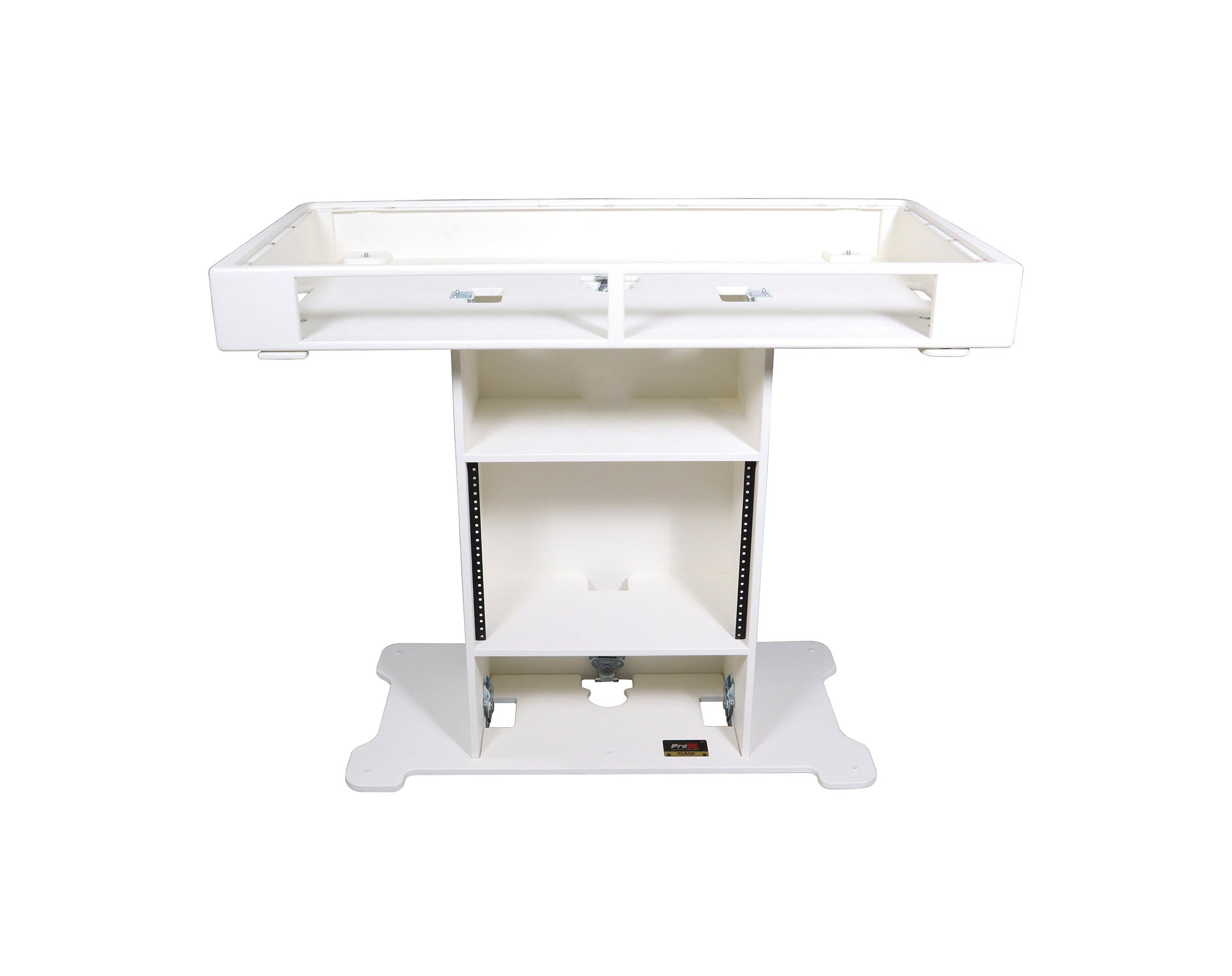 ProX XZF-DJXLCTW DJ Control Tower in White, with 2 Flight Case Fits (2x CDJ3000-A9) and (2x Rane12 -72) by ProX Cases