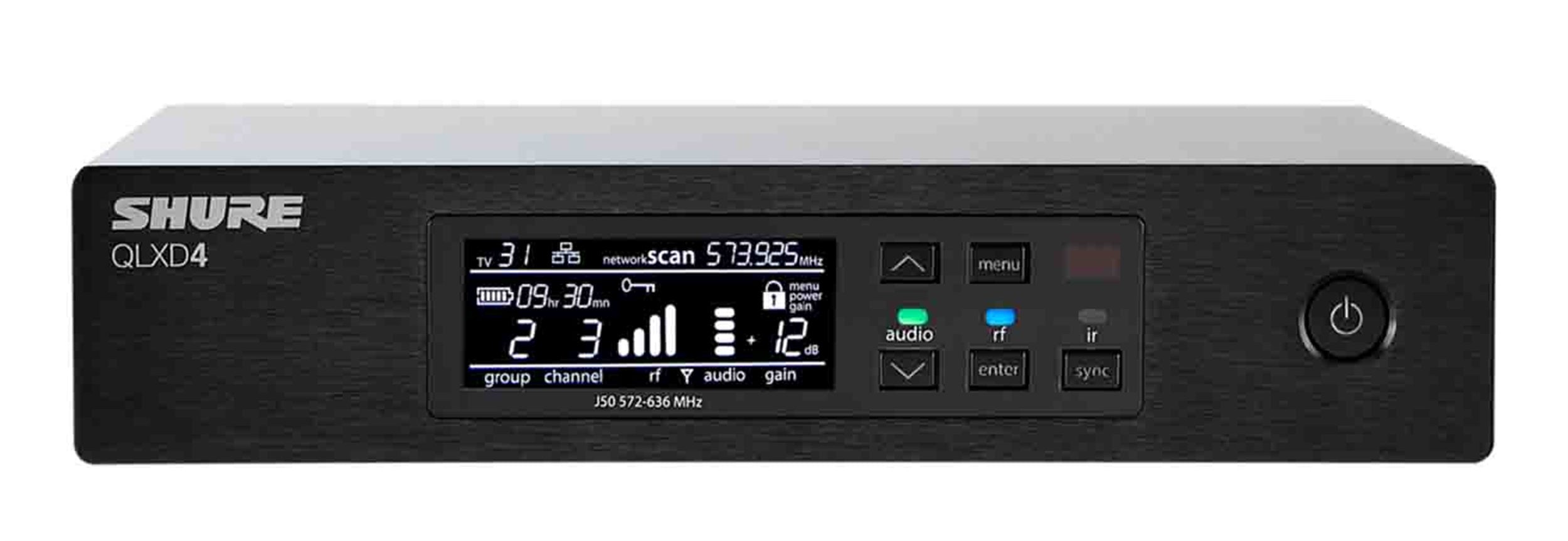 B-Stock: Shure QLXD4-G50 Digital Wireless Receiver - G50 (470-534 MHz) by Shure