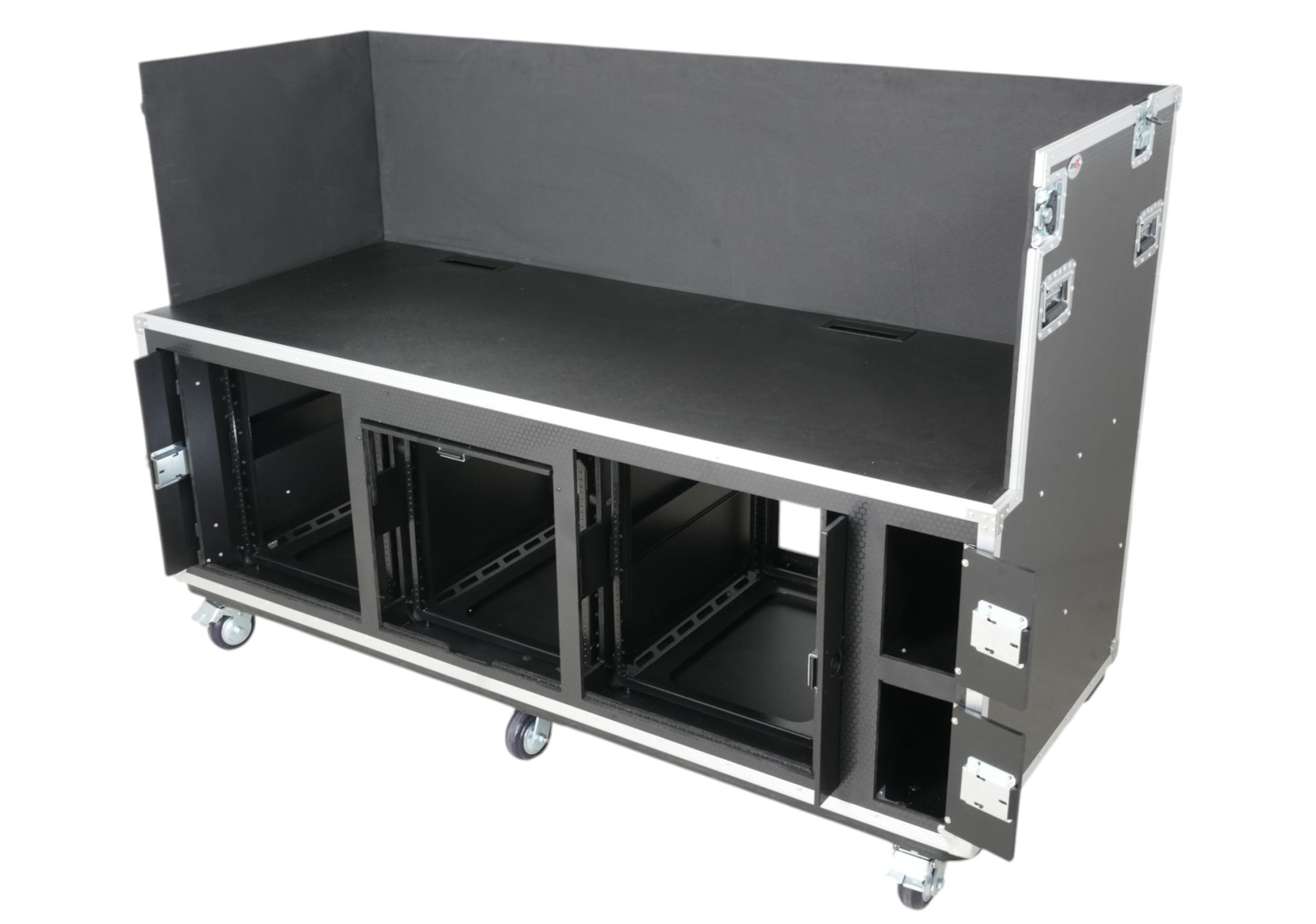 ProX XS-SLAM2X12U10UCOHULK 12U Flight Style Mixing Console Case - Black