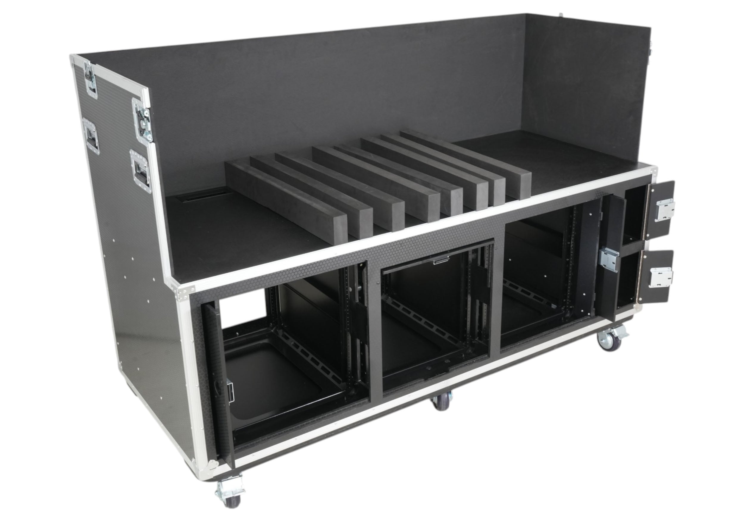 ProX XS-SLAM2X12U10UCOHULK 12U Flight Style Mixing Console Case - Black
