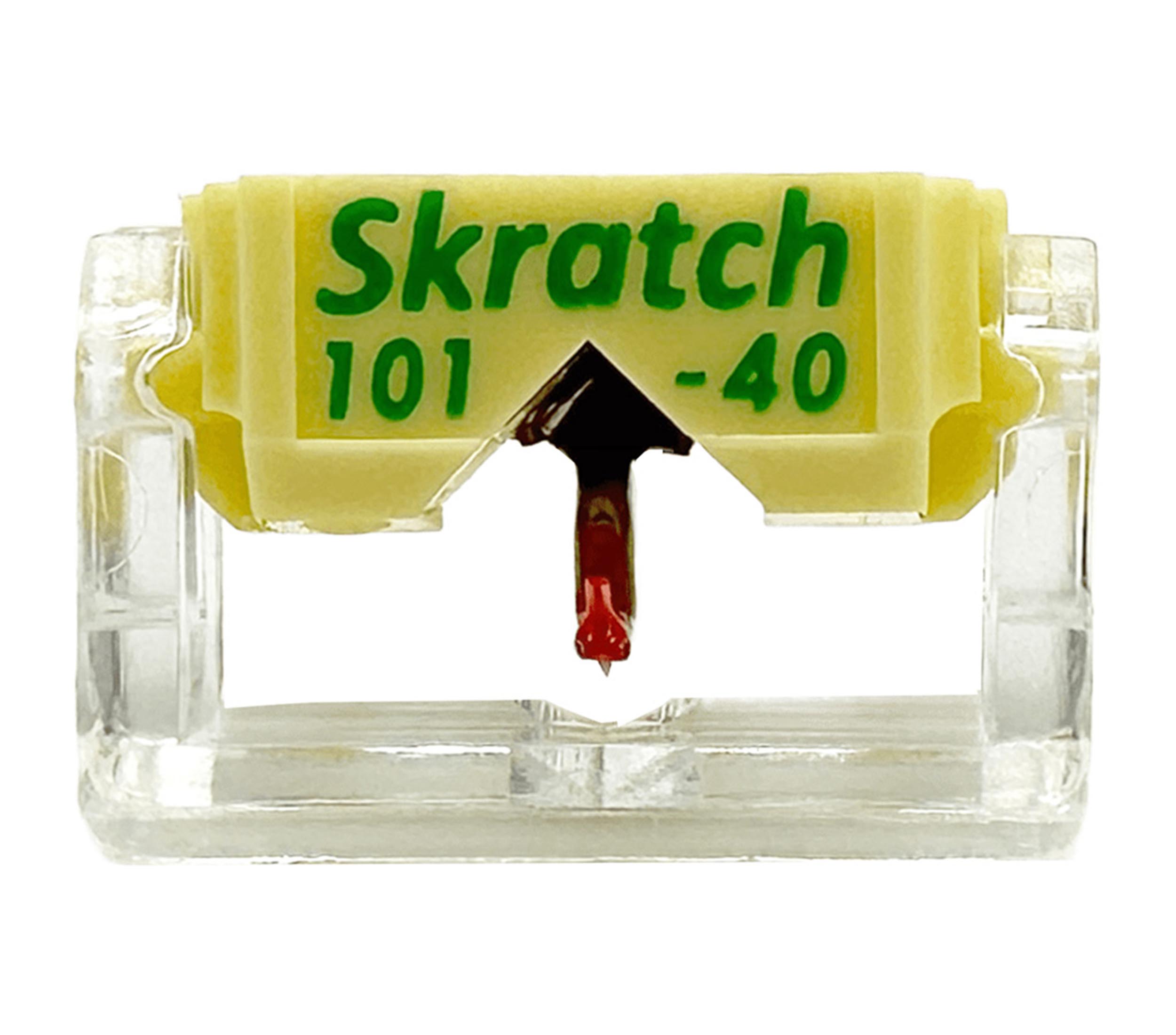 Jico J-AAC0895 2-Pack Skratch 101-40 Replacement Stylus for JICO J44A 7, J44D, IMPACT, Shure M44-7 and M44G