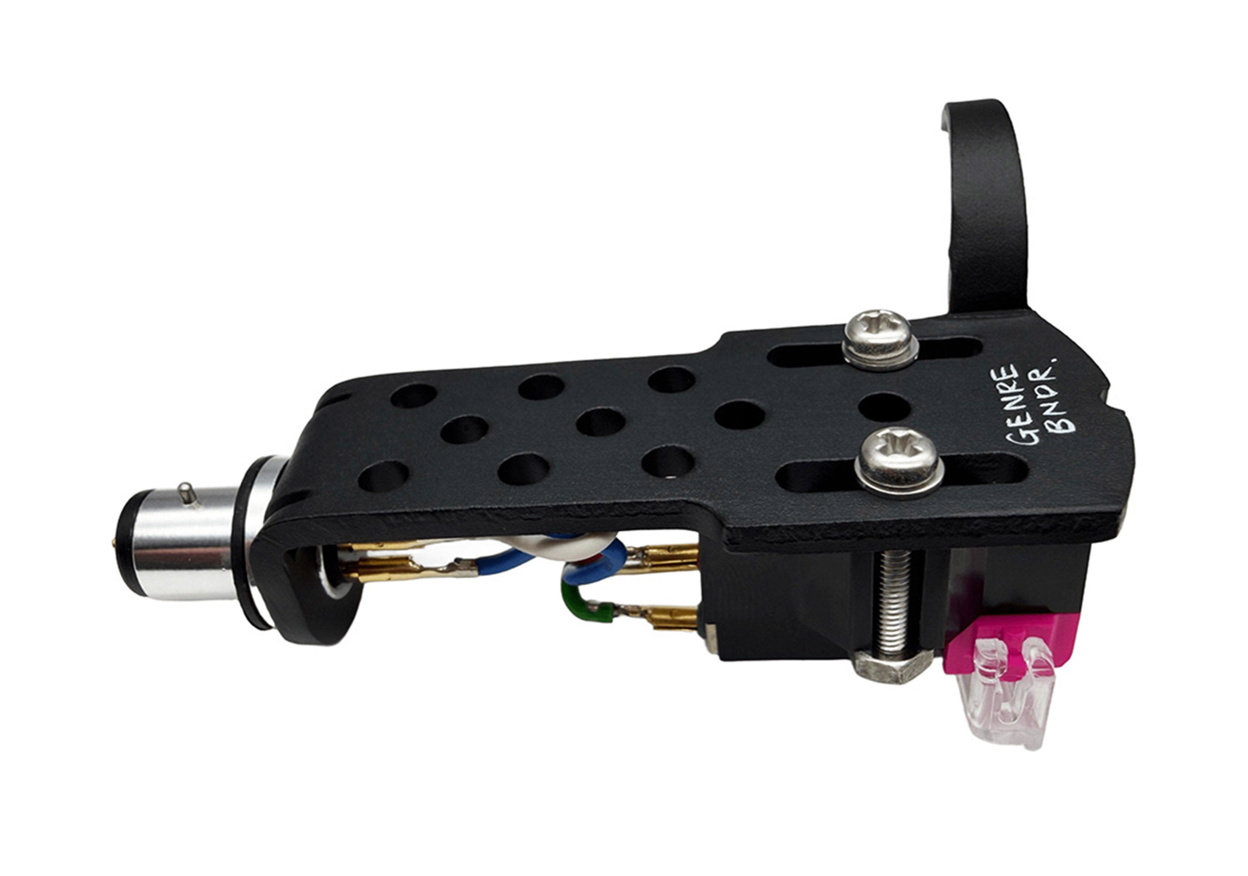 Jico J-AAC0908 Omina GENRE BNDR Better Cartridge with DVS Stylus, Mounted on Headshell