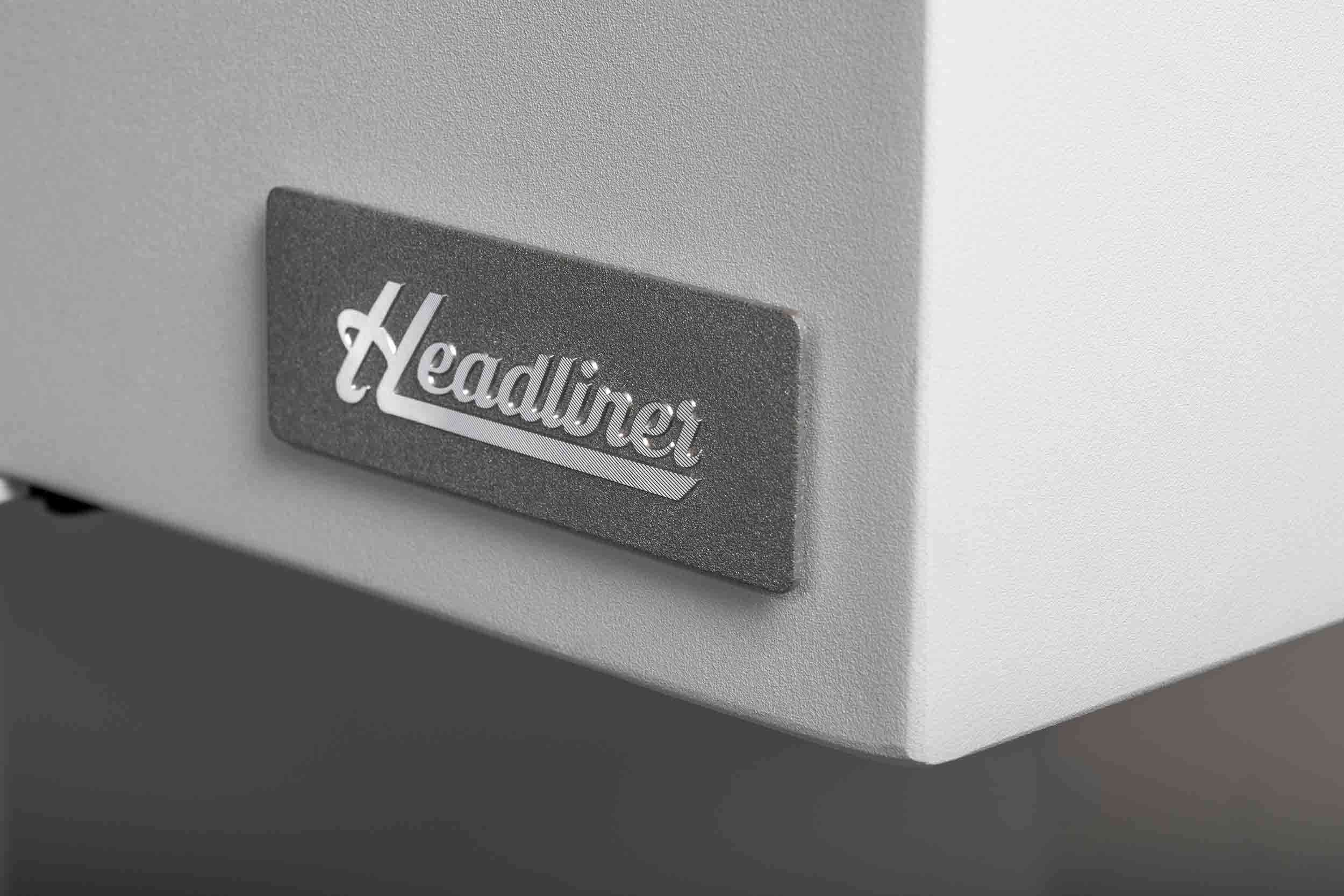 Headliner HL30001 Malibu Portable DJ Podium with Countertop and Base Column - White