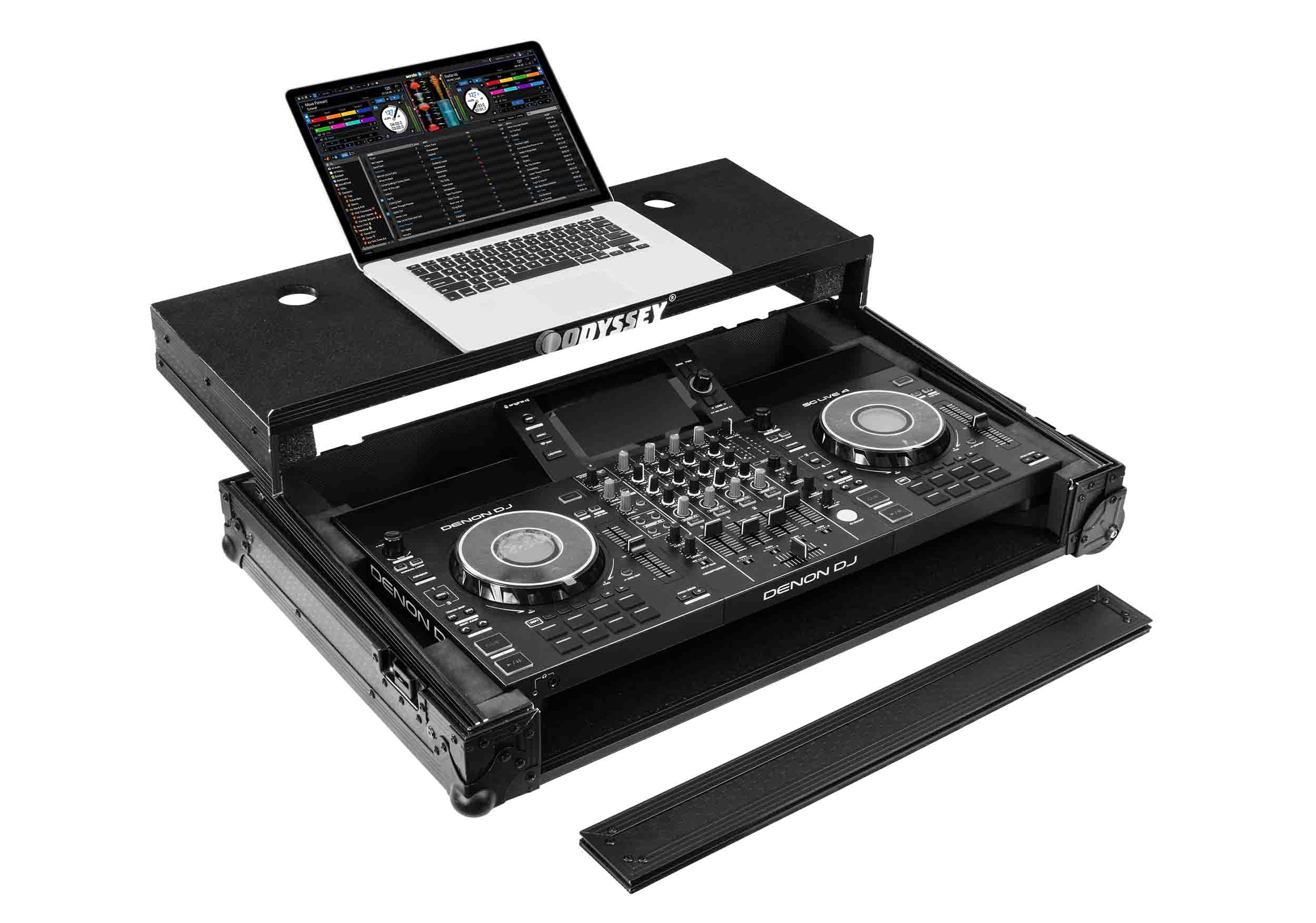 Odyssey 810SC4M DJ Case w/ Glide Style Laptop Platform for SC