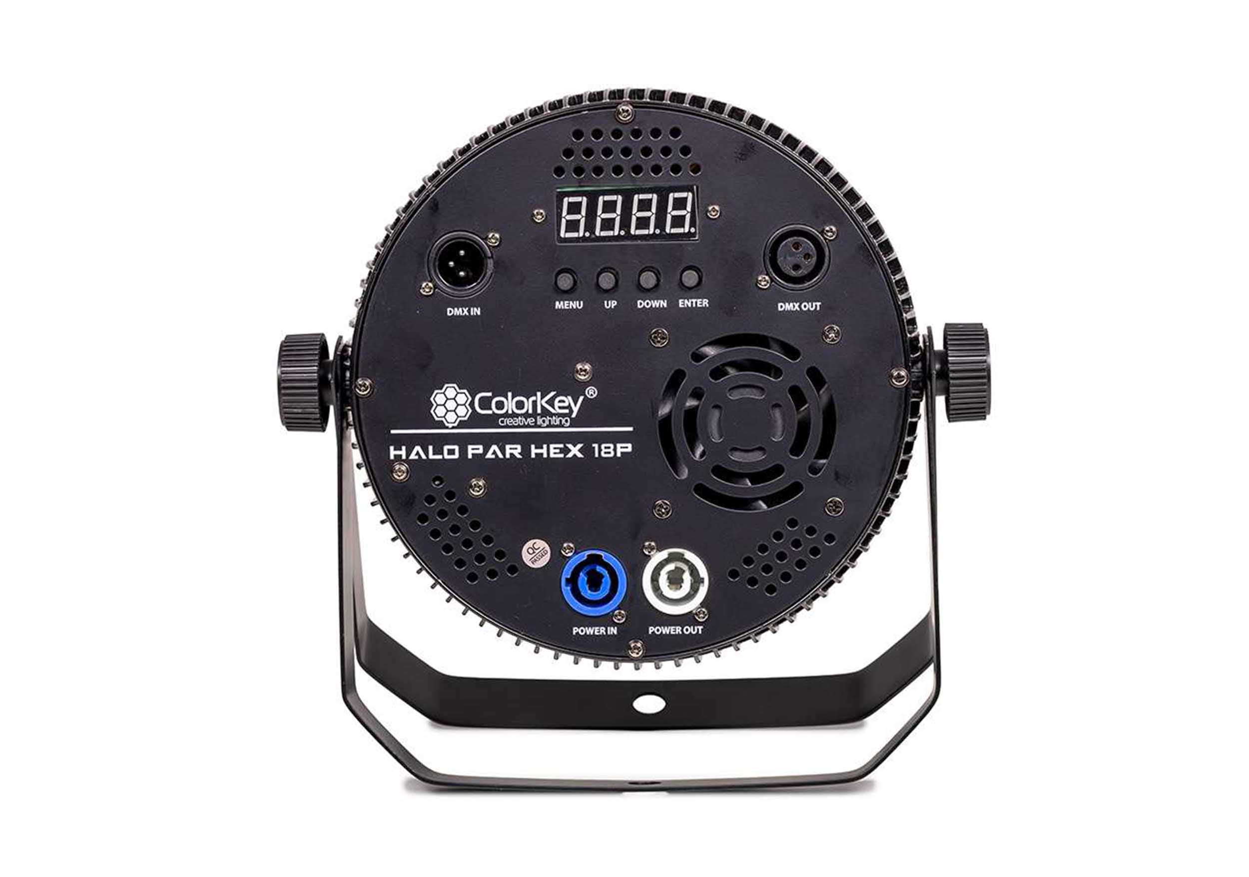 Colorkey CKU-5073 Halo Par HEX 18P - 18x10W RGBWA+UV LED Wash Light with Pixel Mapping